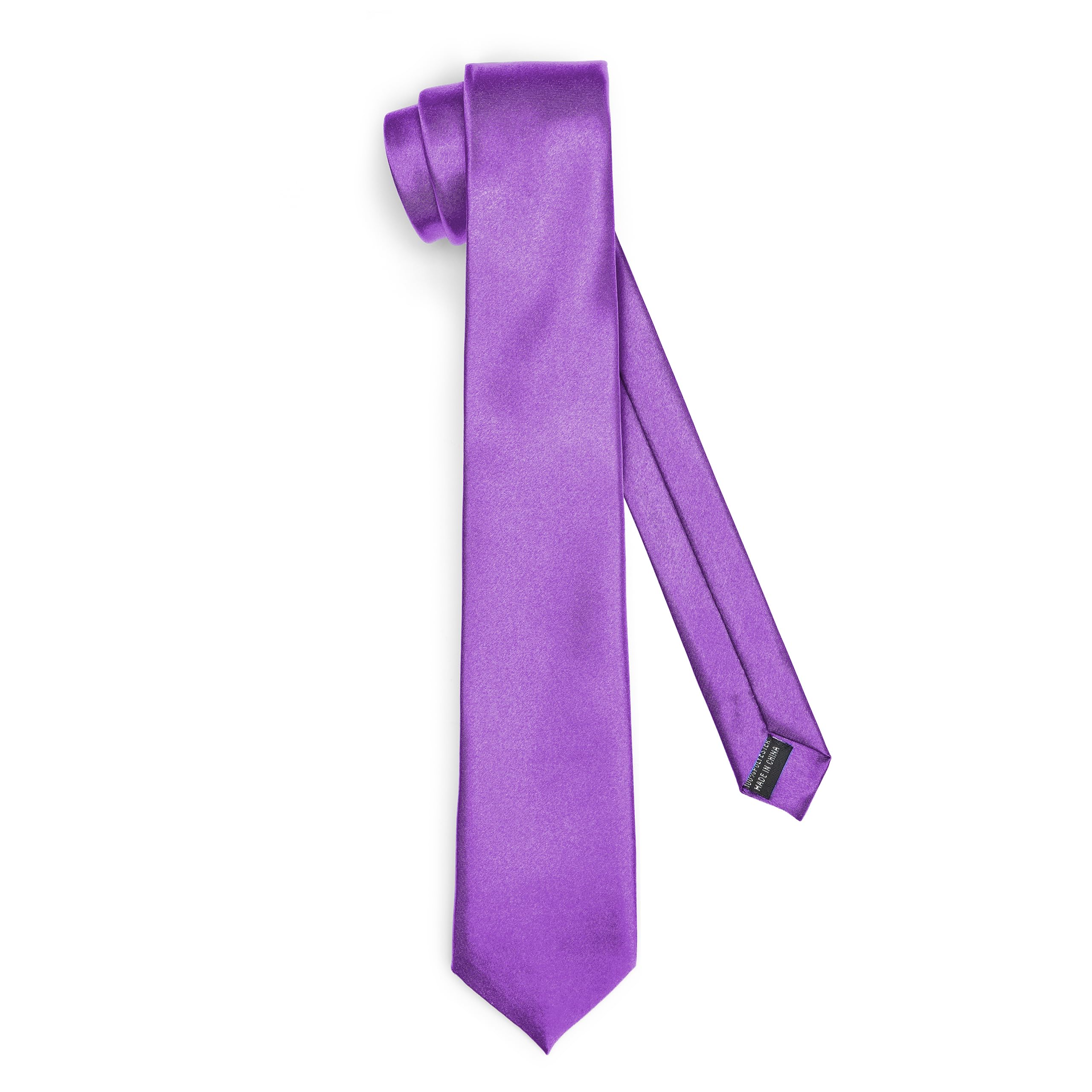 Ladeheid Klassische Herren Krawatte, glänzend, Perfekt für Büro & Festlichkeiten, Vielfältige Farben - Ideal für Geschäftsmeetings, Hochzeiten Größe 150cm x 7cm TMS-7