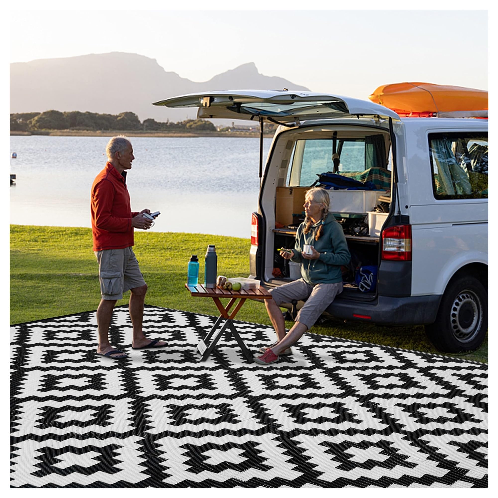 1 pièces Grand Tapis de Pique-Nique de Camping Pliable et imperméable