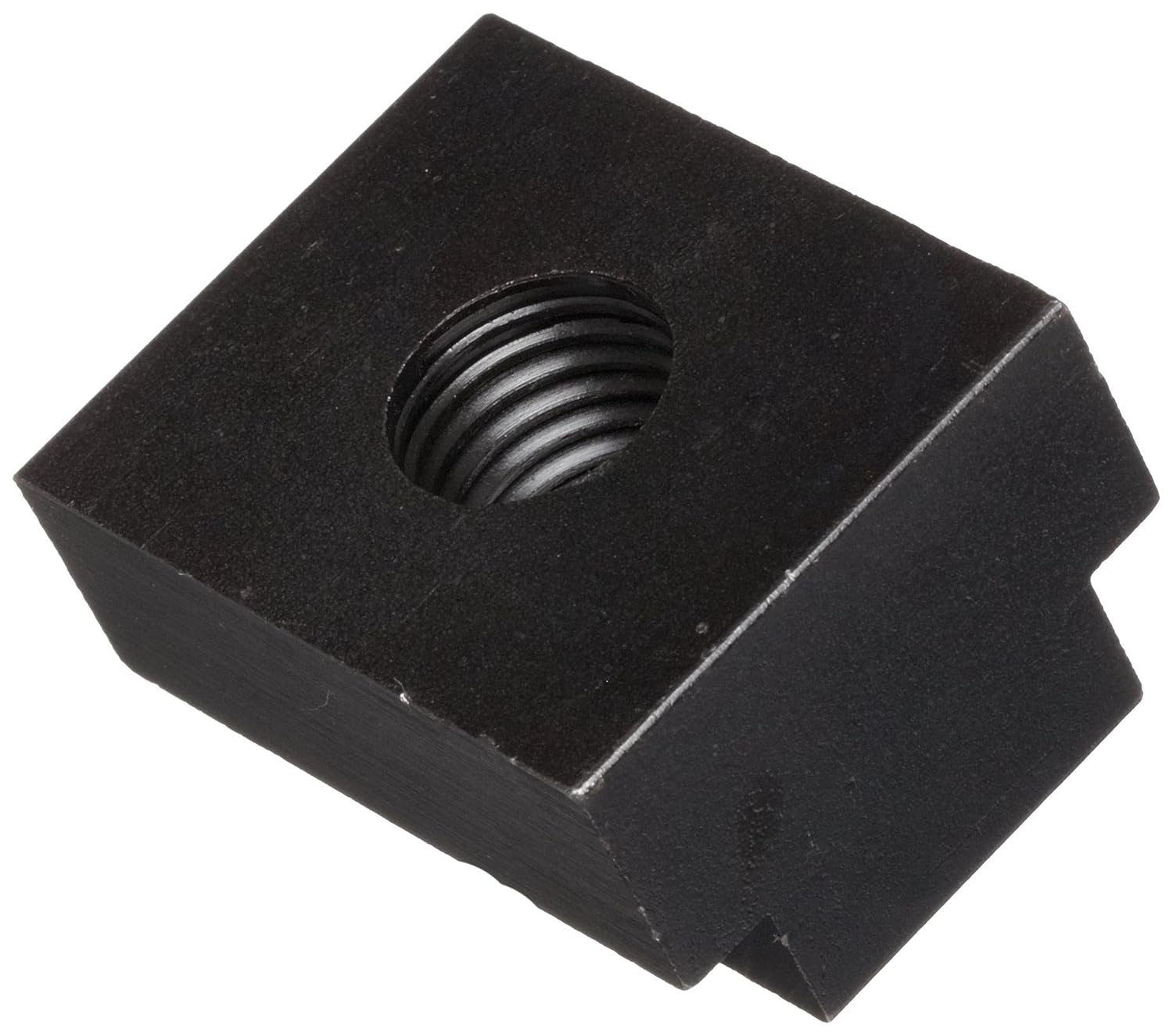 Steel TSlot Nut, Black Oxide Finish, Left Hand Threads, Class 6H M20