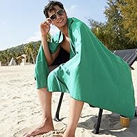 Vista 7 de Toalla de microfibra Rainleaf perfecta para viajes y gimnasio y camping. Secado rápido - Super absorbente - Ultra compacta - Liviana. Adecuada