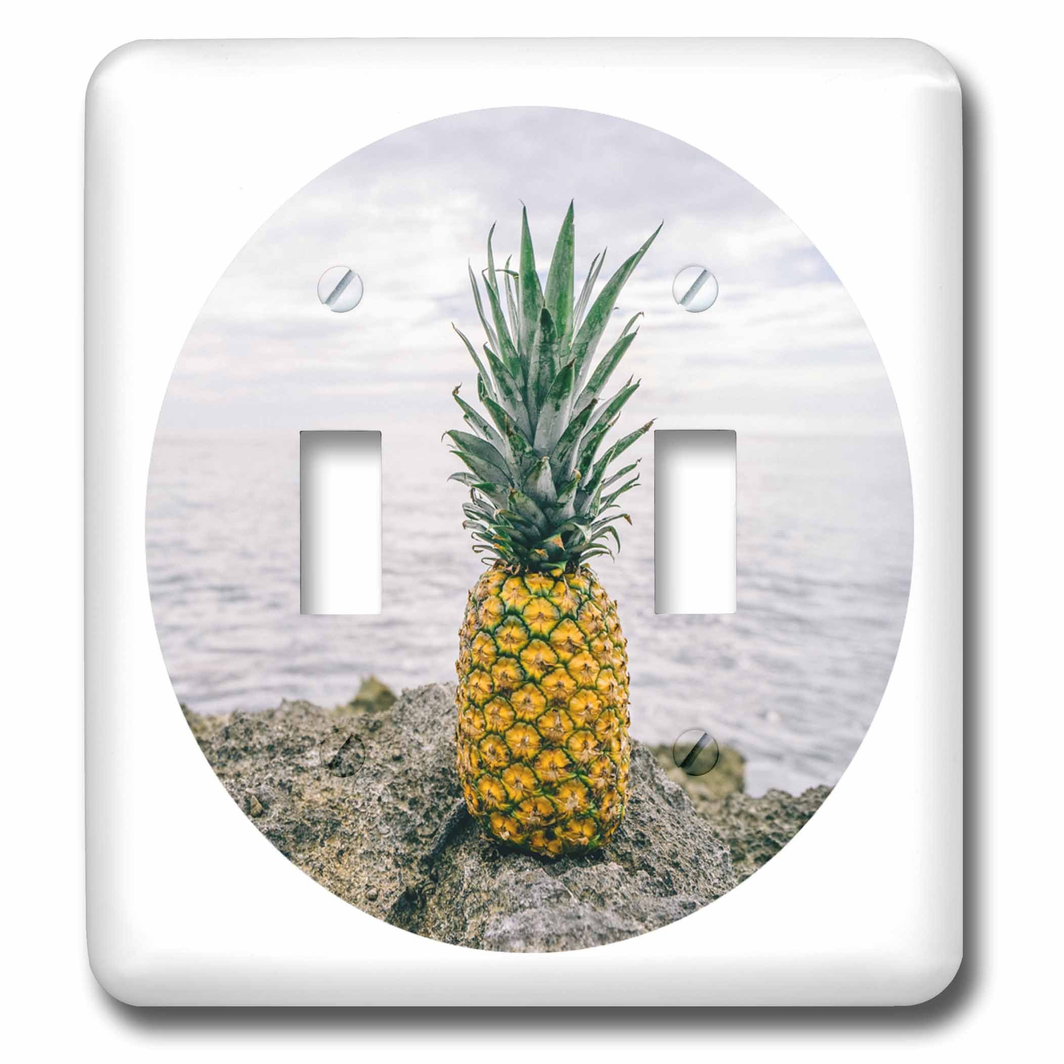 Interrupteur Tropical Ananas Ensemble aux finitions graphiques dore
