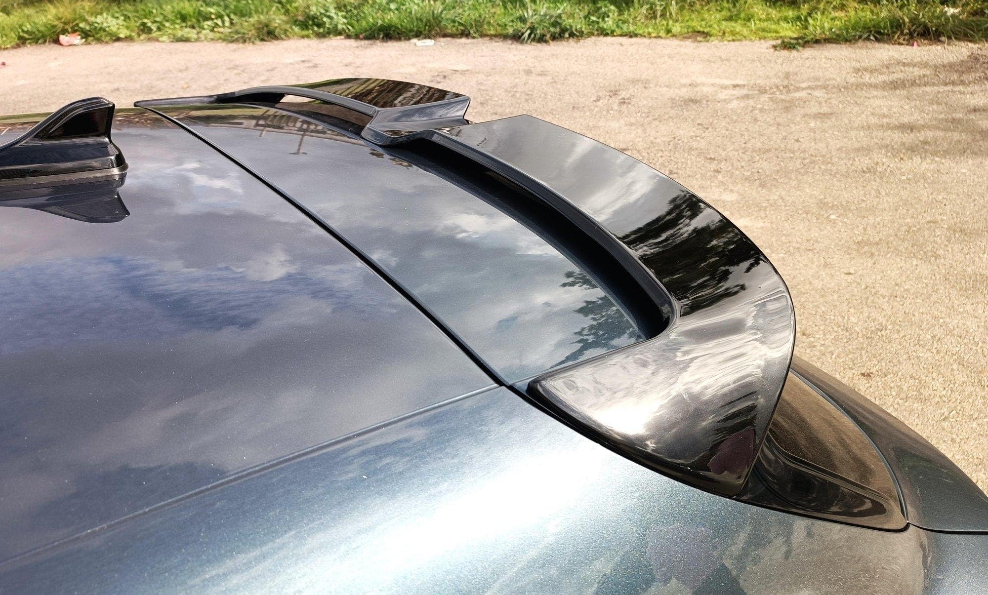 CHROMEMASTER | Alerón Trasero, Spoiler para Techo Compatible con Cupra León Hatchback 2021+; Accesorios de Coche - Spoiler para Coche; Poliuretano; para Pintar; Método de Montaje: Pegamento; Abe