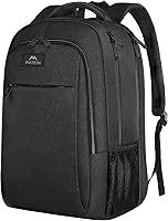 Vista 15 de MATEIN Mochila para laptop de 15.6 pulgadas con puerto de carga USB, mochila de viaje delgada y ligera resistente al agua para mujer