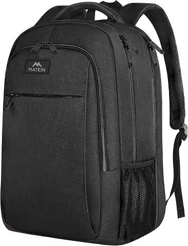 MATEIN Extra Large Travel Laptop Backpack, 17 Inch, Anti-Theft, TSA Friendly, Business & College Use, Black
