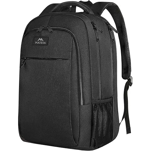 MATEIN Extra Large Backpack, 17 Inch Travel Laptop Backpack, Anti Theft TSA Friendly Business Work College Computer Backpack for Men Women, Black