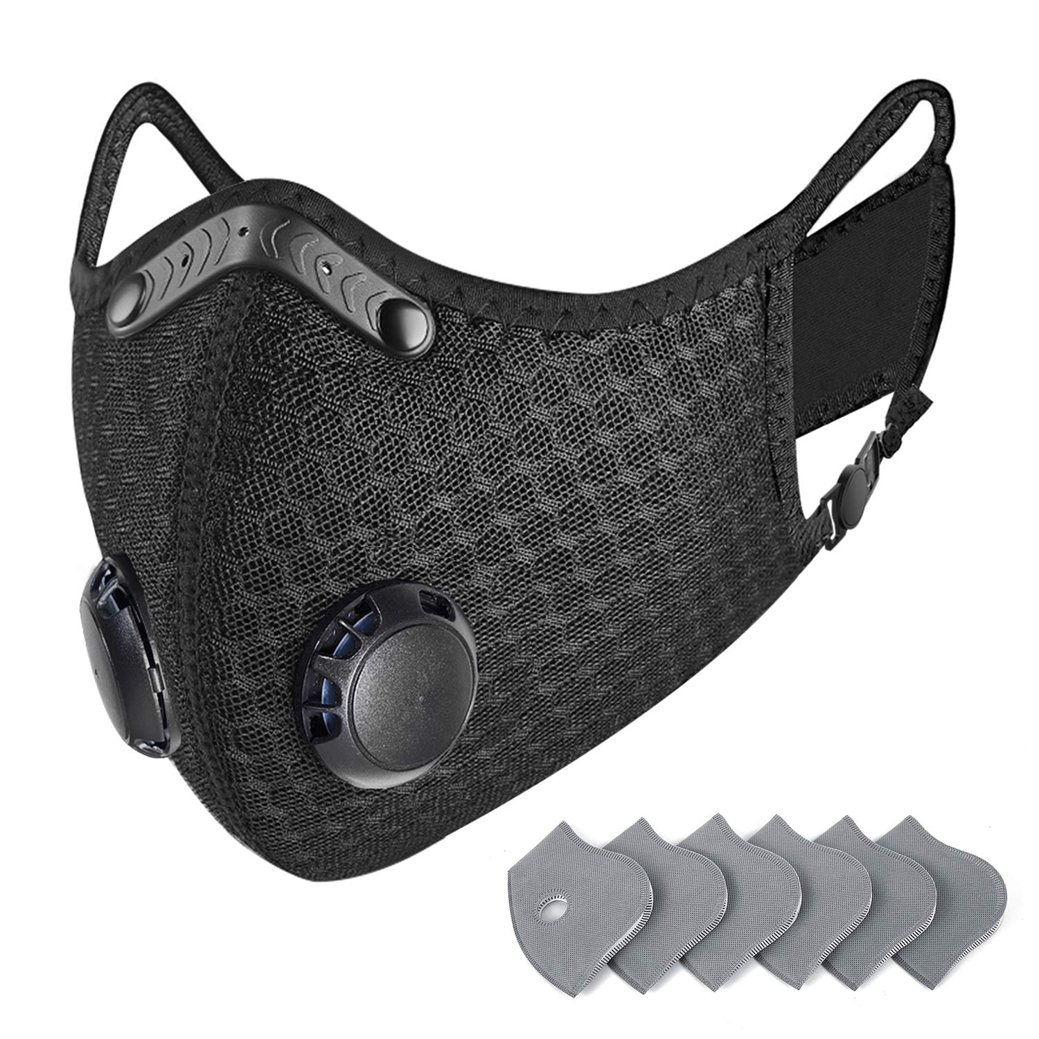 Yesper Dust Face Mask with Extra Active Carbon Filters