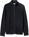 Amazon Essentials Mens Lightweight French Terry Full-Zip Mock Neck Sweatshirt
