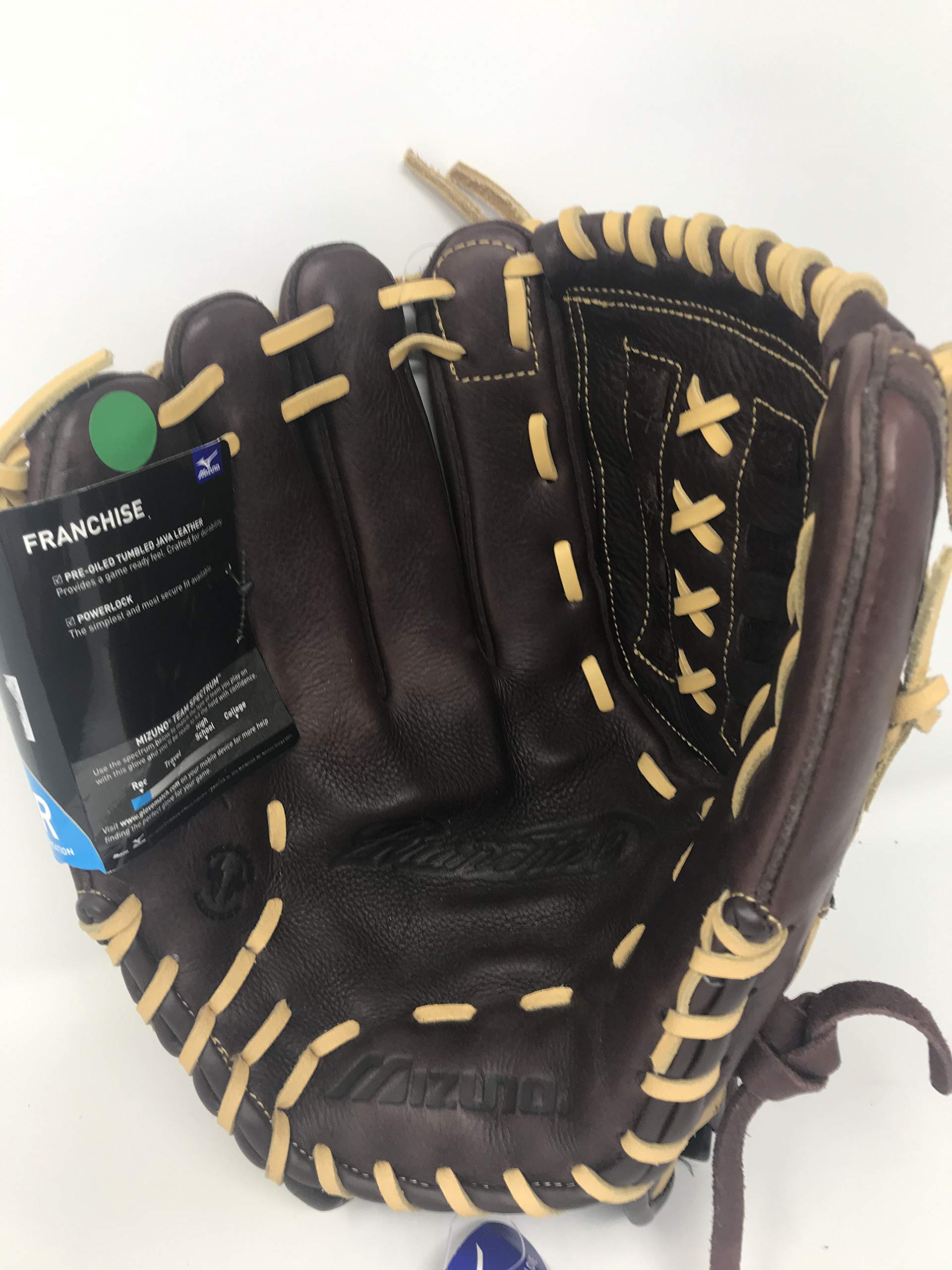 Gant de softball Mizuno Franchise 312474 en cuir de qualité de 31,8 cm - 4