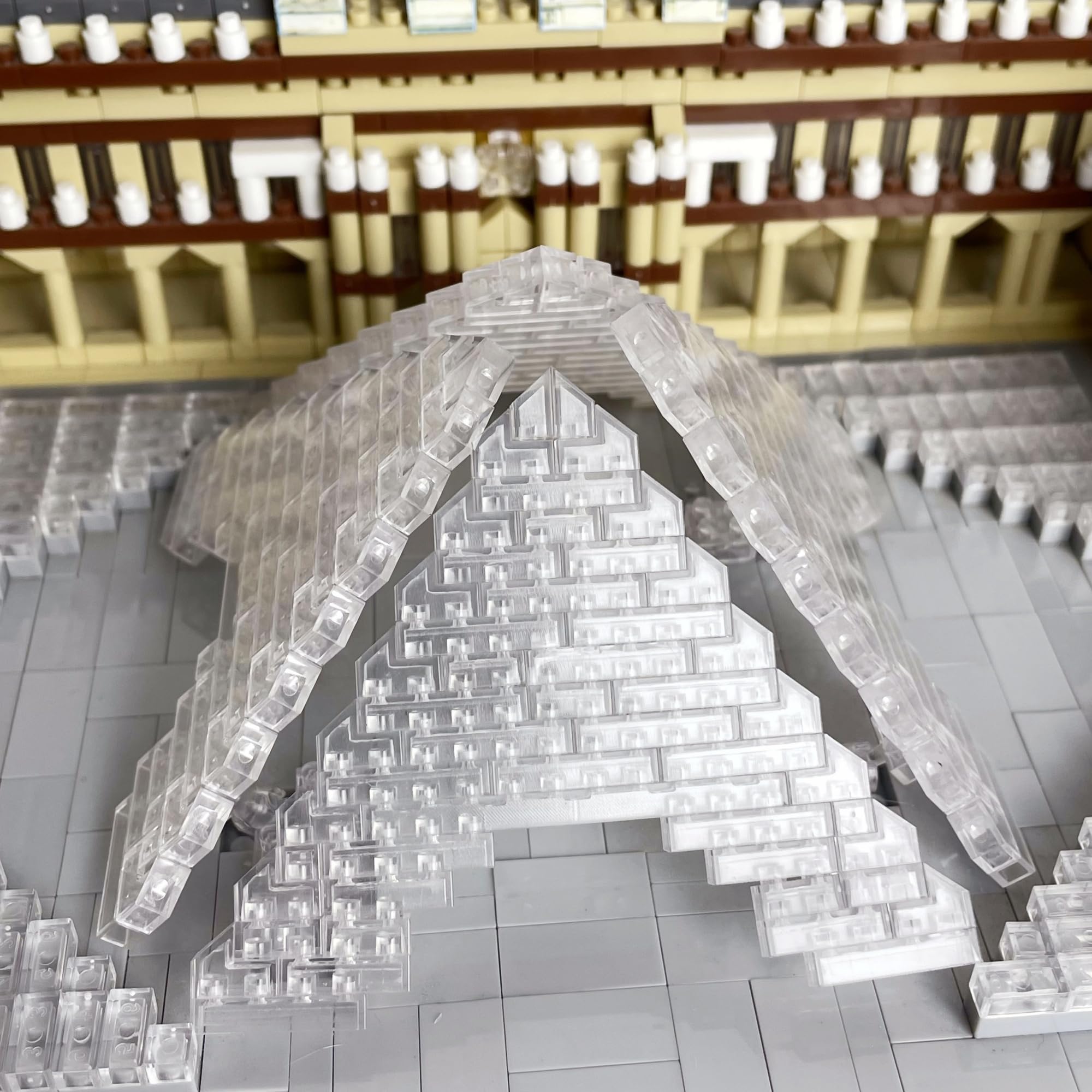 Louvre Micro Mini Bloques de Construcción Arquitectura Juguetes Conjuntos de Montaje Construcción Adulto Desata Tu Amor por El Louvre