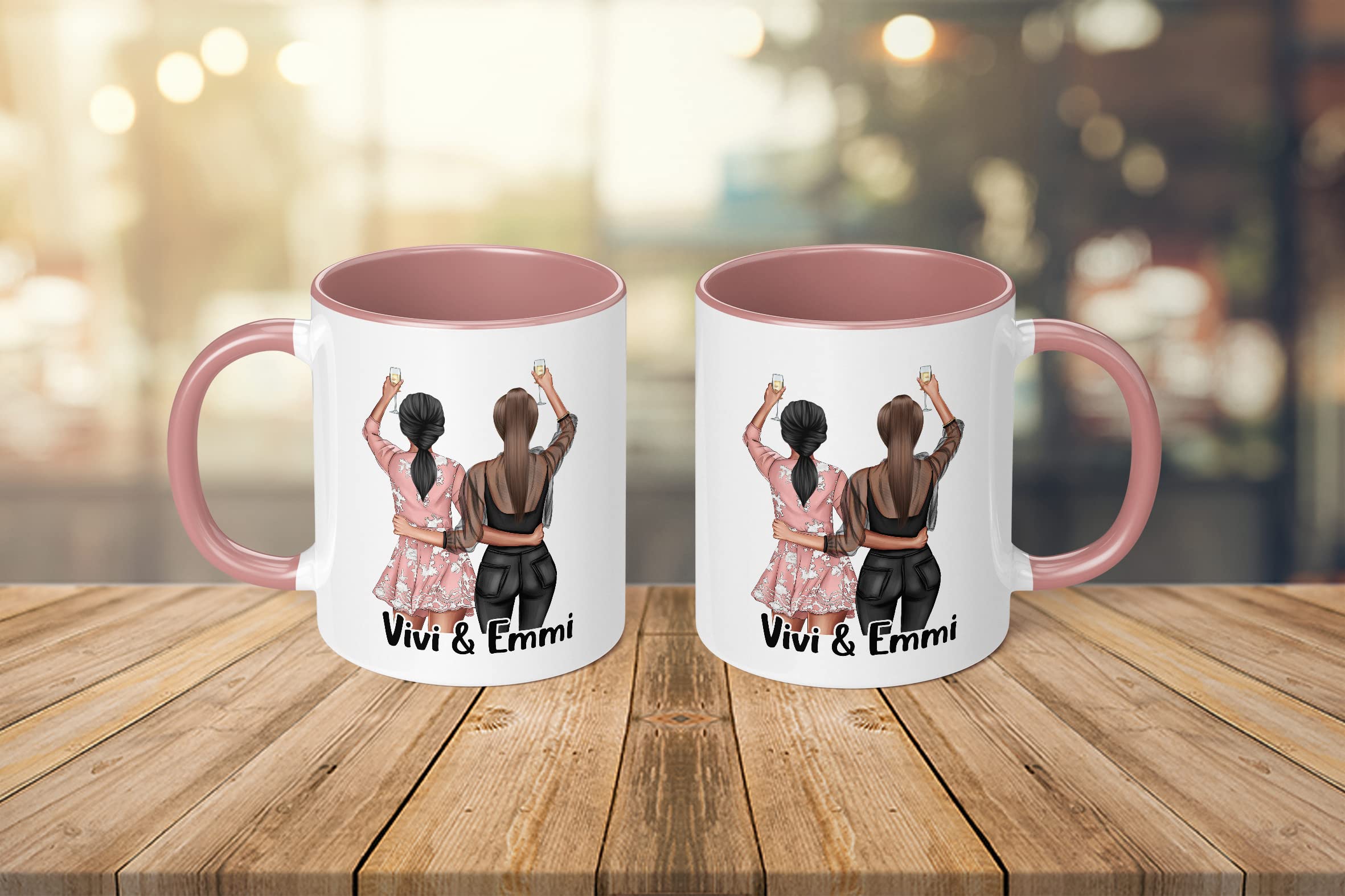 Mug Personnalisé Meilleur Ami - Cadeau Anniversaire Ou Noël - Personnalisable