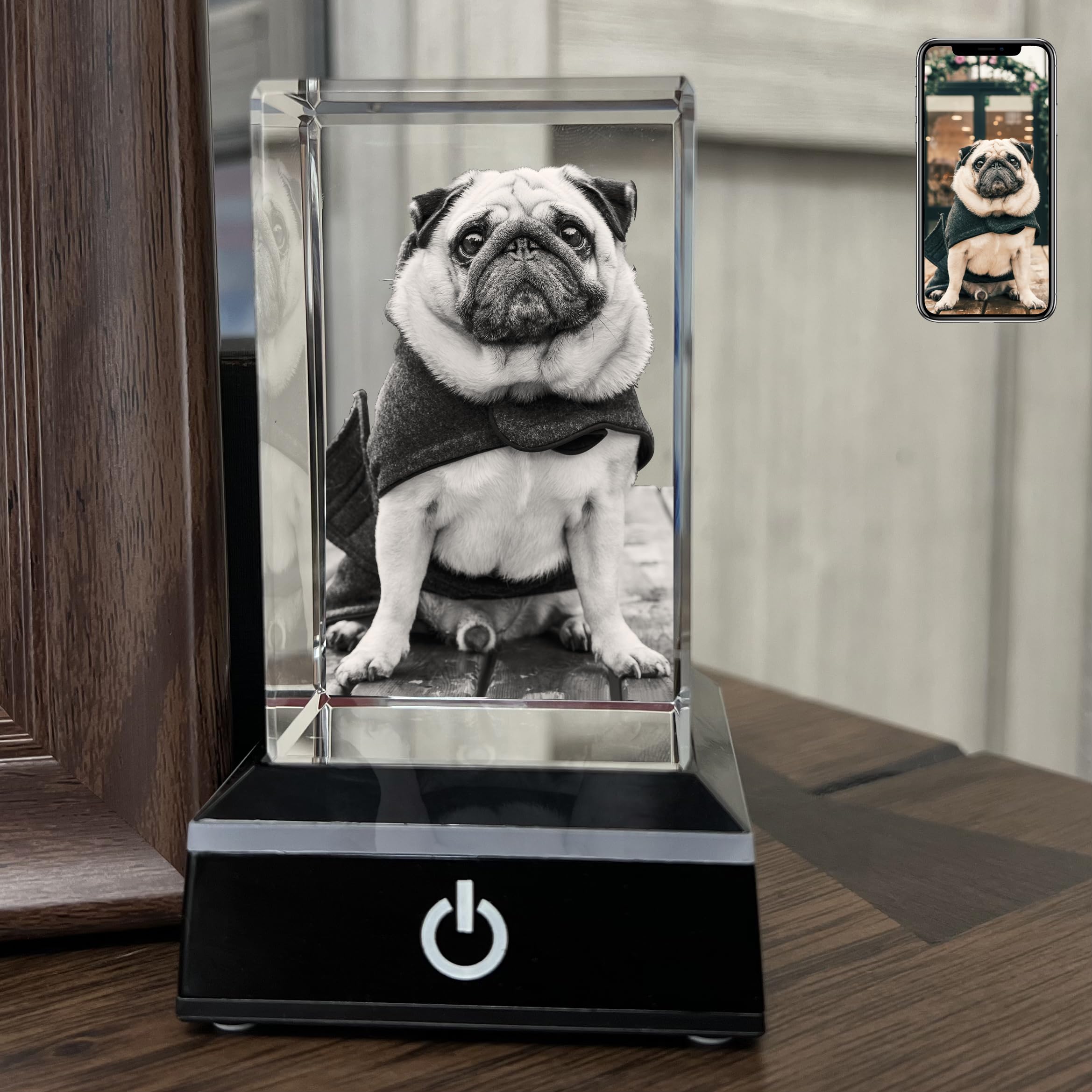 3d Crystal Personalized Pet Gifts For Owners Llaveros Para Mujer