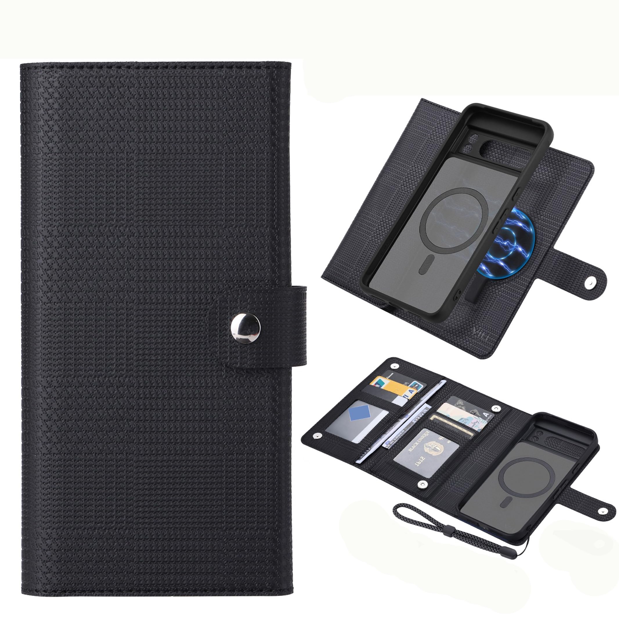 Google Pixel 8　黒 ケース付き Google Pixel pixel 8a 8 pro 7a ケース ピクセル7a 多機能