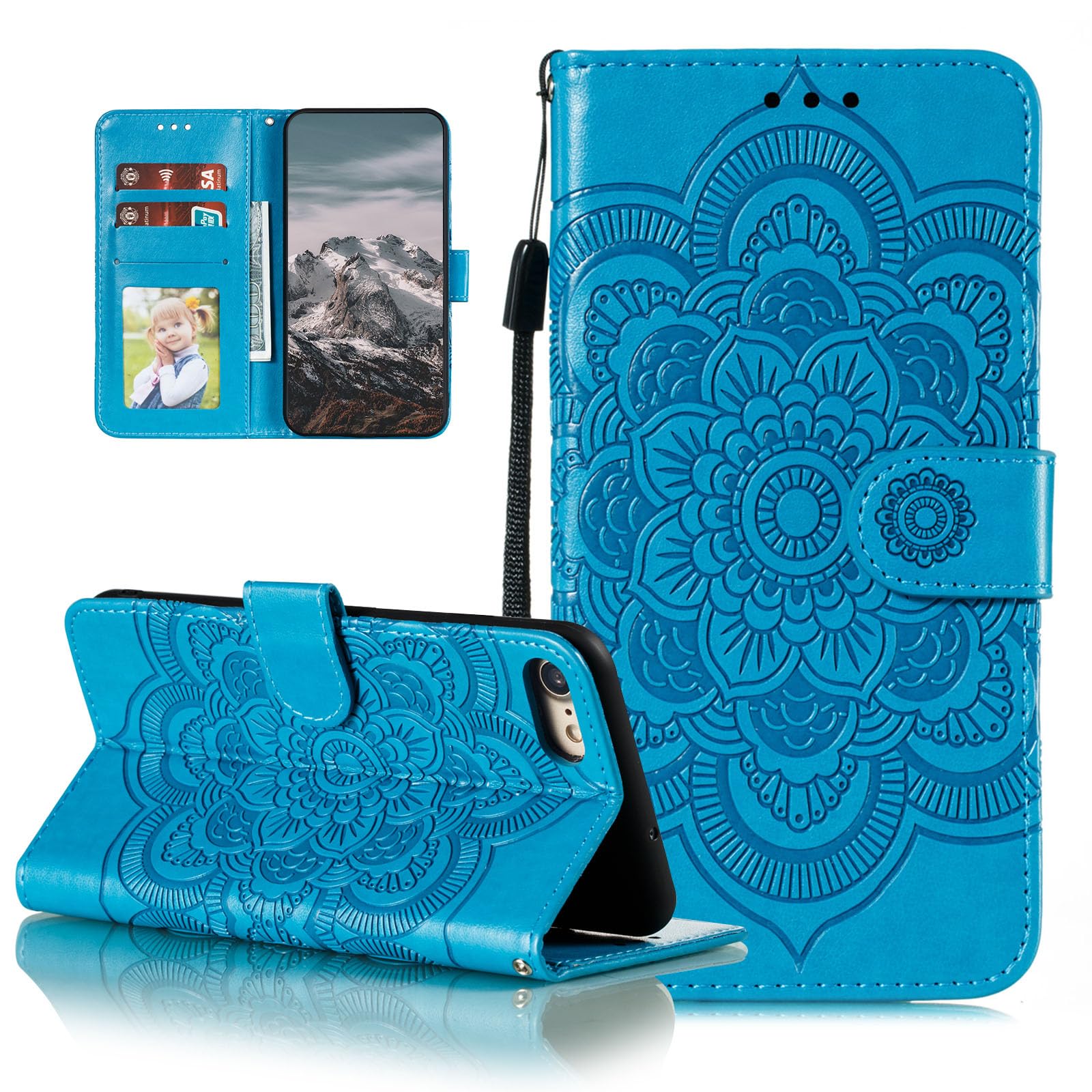 Amazon.com: EYZUTAK Mandala Case for iPhone SE(5G) 2022 iPhone 7