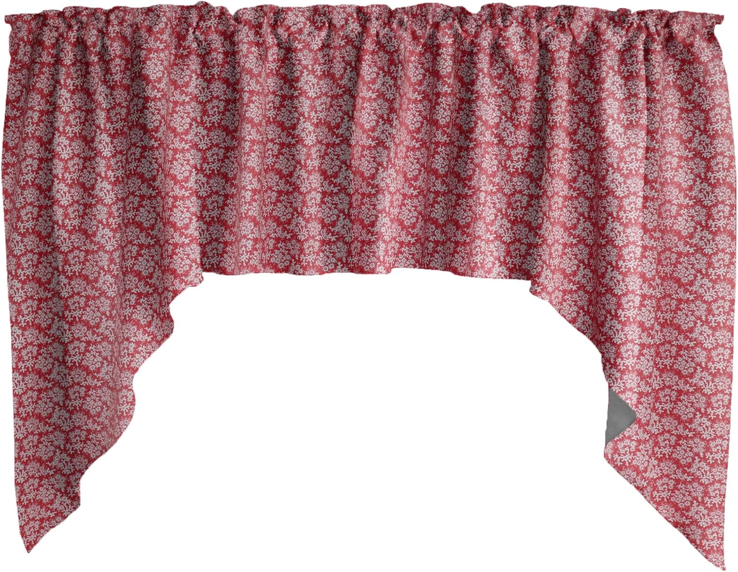Zen Creative Designs Floral Botanic Print Swag Cotton Window Valance Home Décor Bedroom Nursery Kitchen Window (Blue)