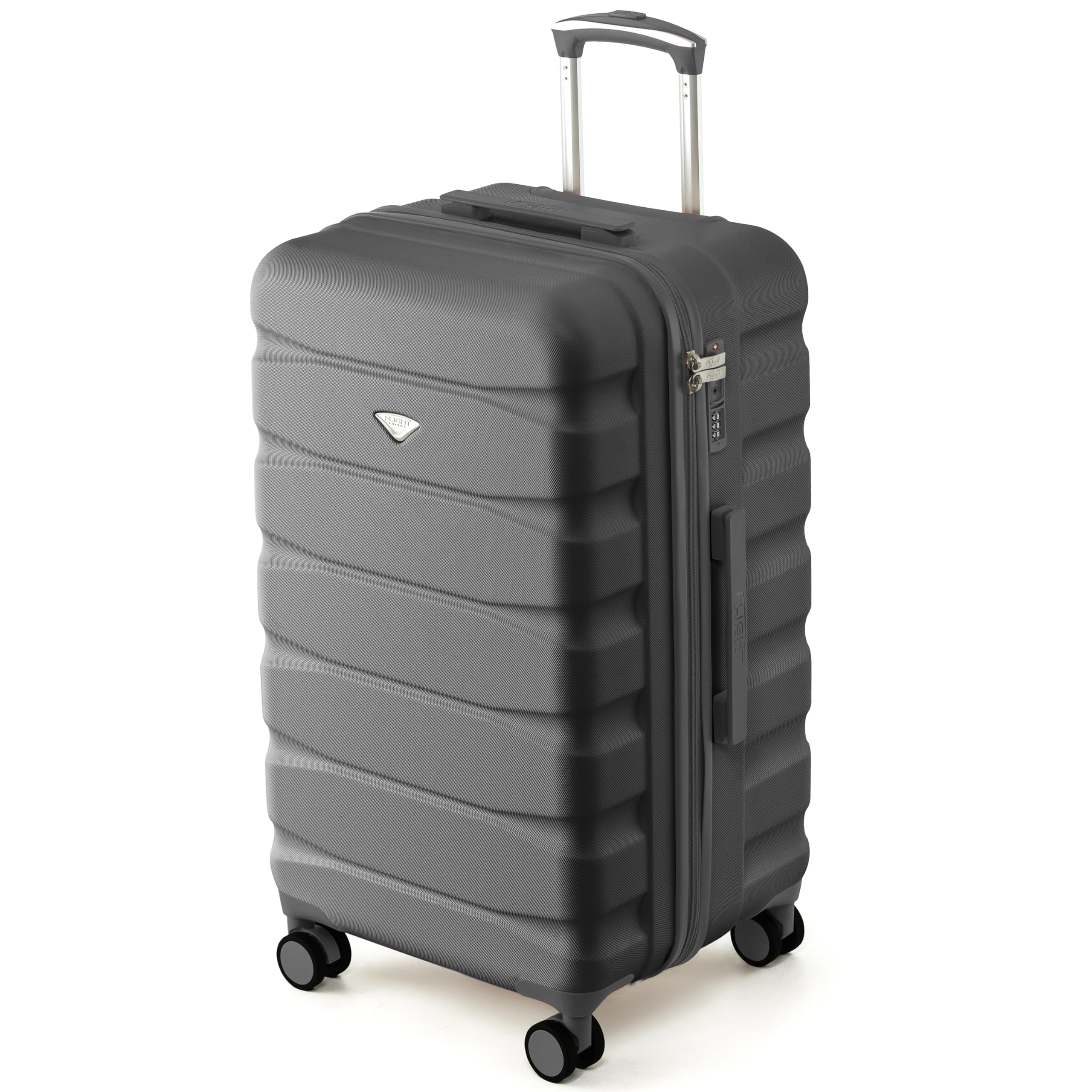 Flight Knight Underseat Cabin Suitcase 45x36x20cm | Free Hand Luggage for EasyJet & Wizz Air | Lightweight ABS Hard Shell with 8 Silent-Glide Spinner Wheels | Max Space Travel Bag — view 185