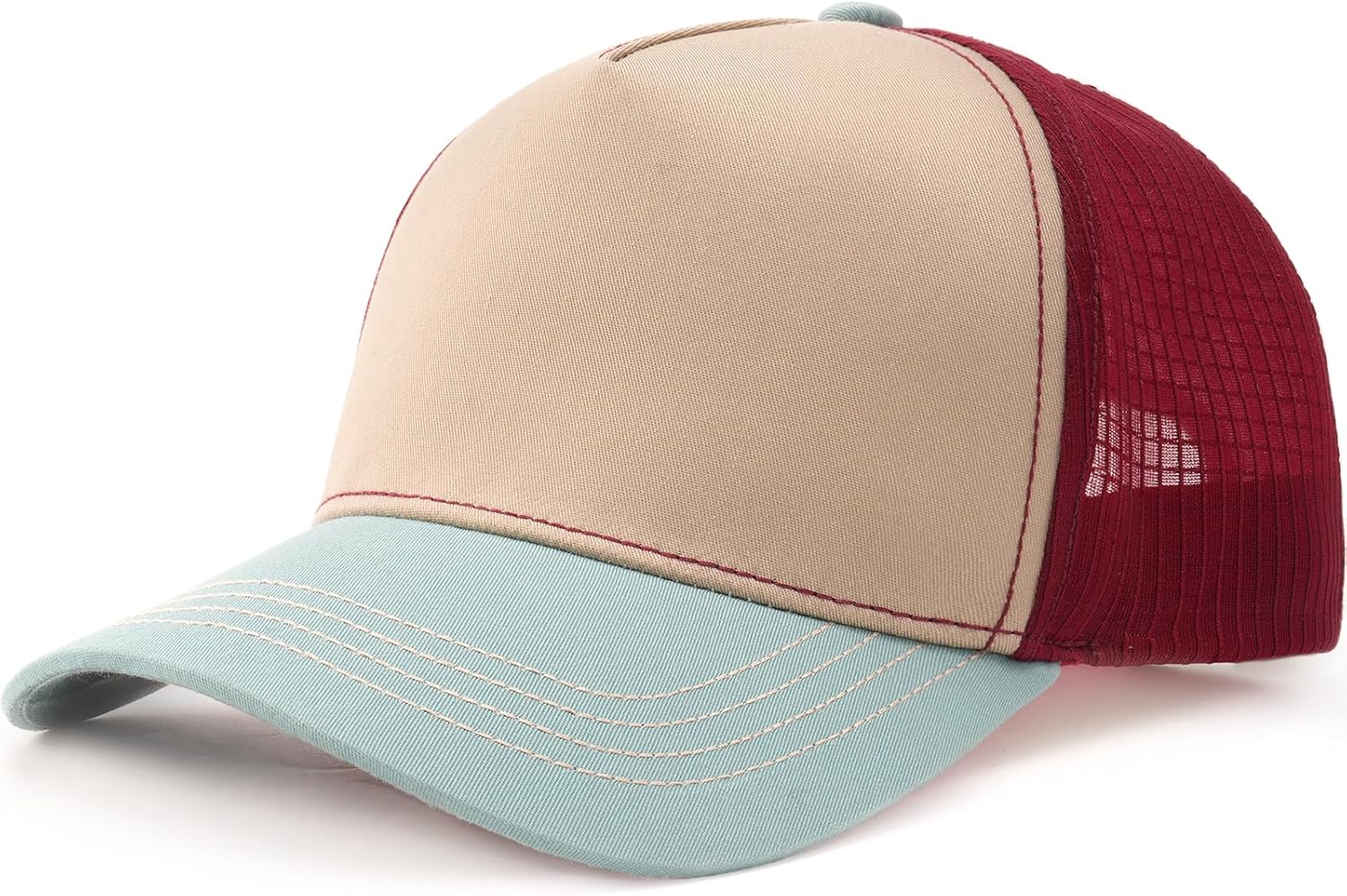 FURTALK Trucker Hat Structured Front Baseball Cap Lightweight Soft Mesh Snapback Hats for Men Women