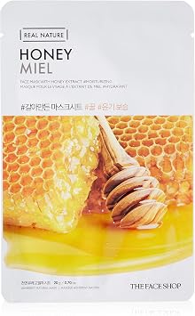 The Face Shop - Real Nature - Face Mask Sheet Honey - radiant and illuminated - All Skin Type 1 pack - 20 g