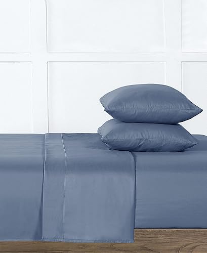 Miniatura 2 de WellBeing Juego de sábanas sólidas T800 CVC, azul, tamaño King