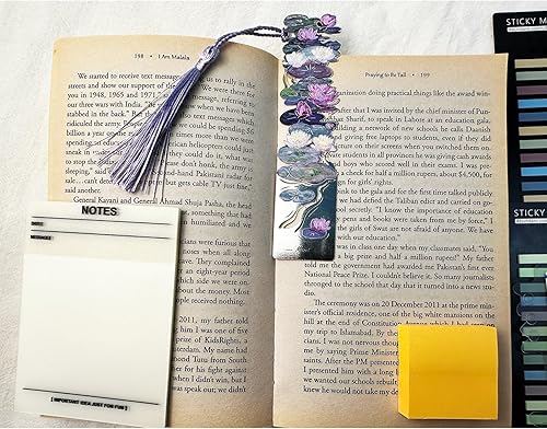 Miniatura 9 de Notas adhesivas 200 hojas de 3 x 3 pulgadas, 2 blocs de notas autoadhesivas, 2 patrones autoadhesivos, bloc de notas adhesivas estéticas con diseño