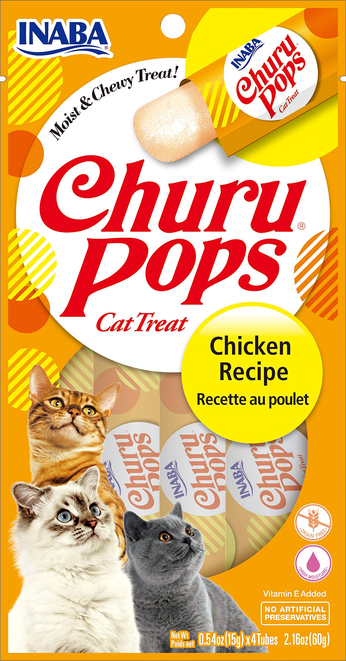 INABA Churu Pops Moist and Chewy Cat Treat
