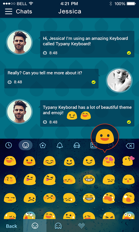 Rain Drop Theme&Emoji Keyboard - App on Amazon Appstore