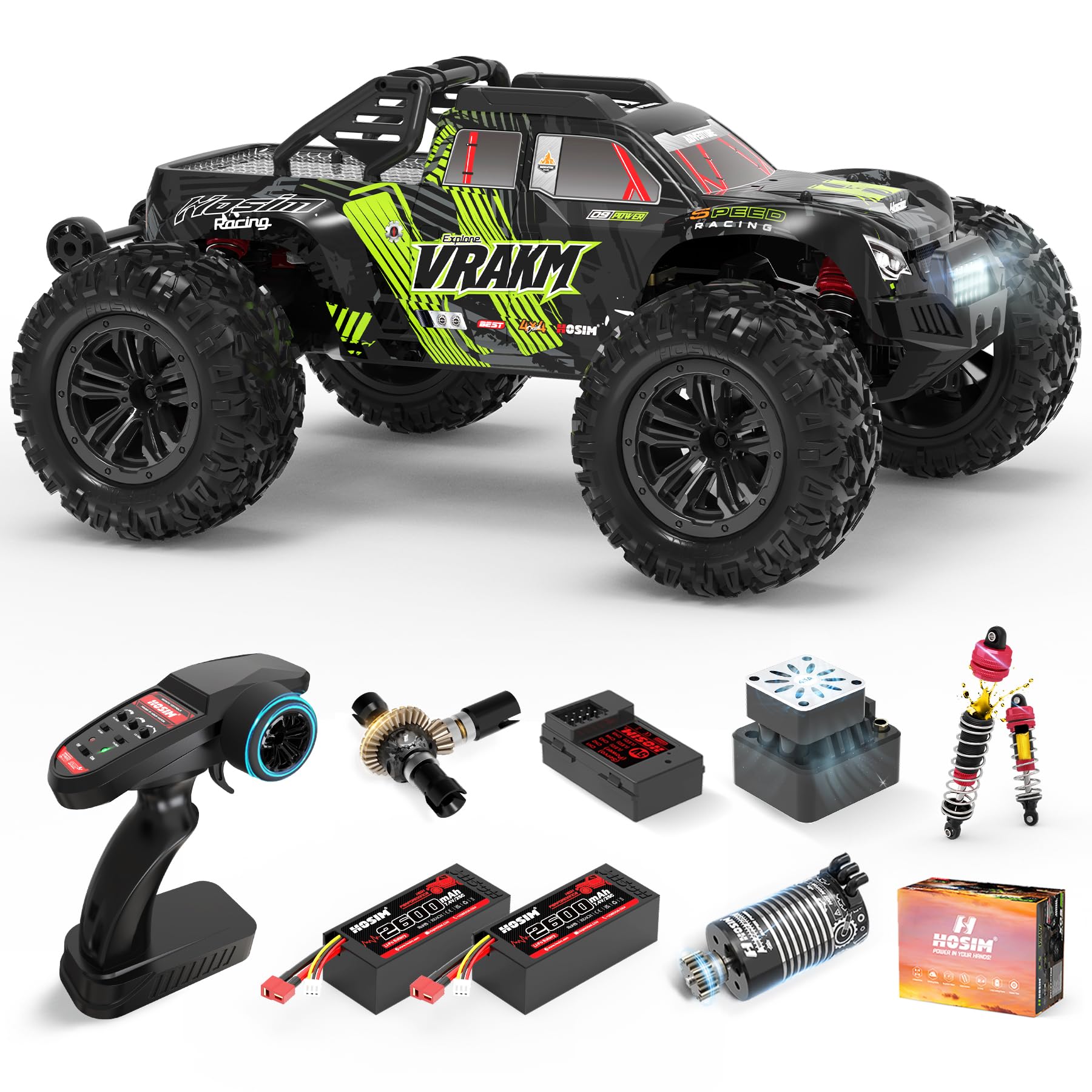 Hosim 1/10 Fast Brushless RC Car