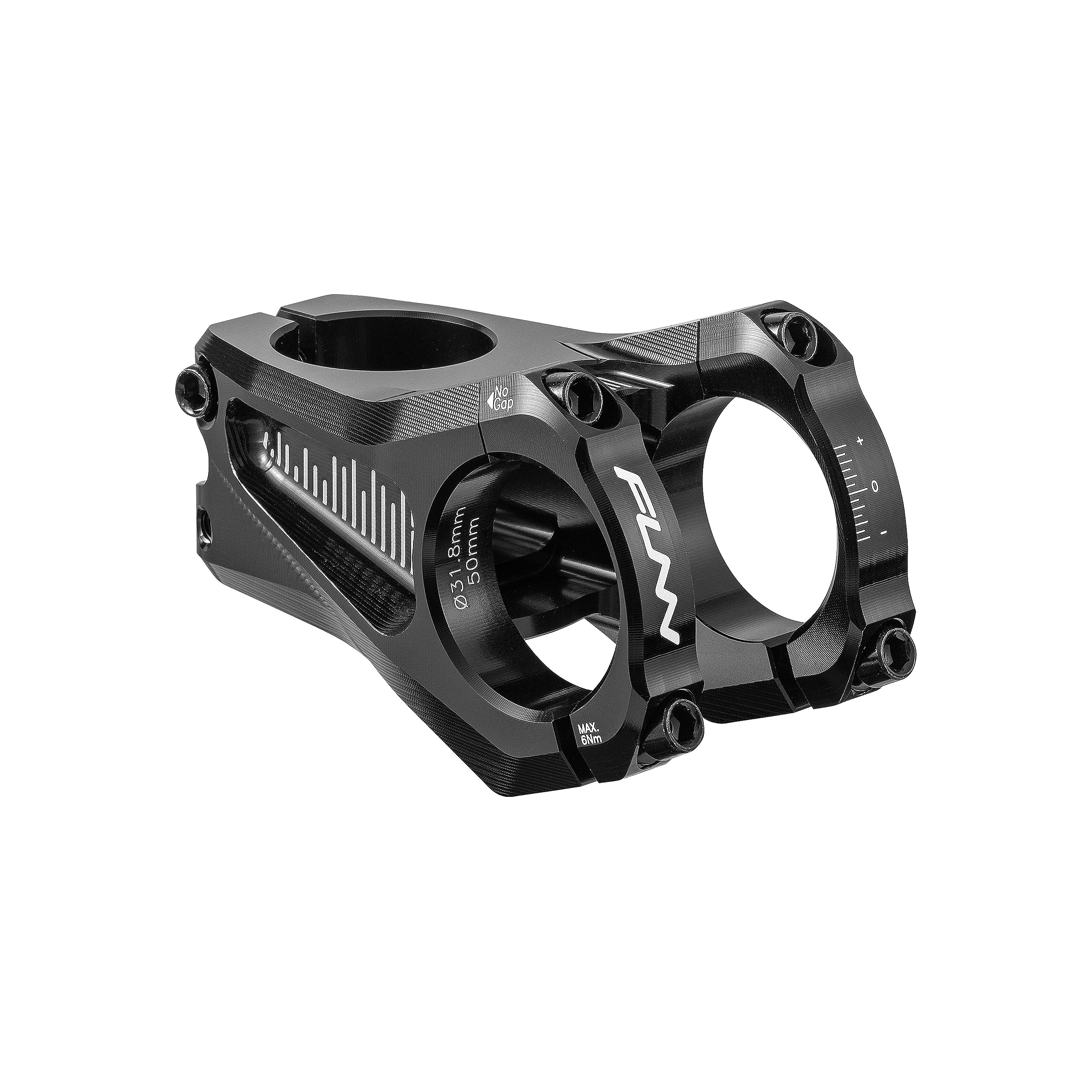 FUNN Equalizer Potence VTT, Usiné CNC, Rise Zéro, Collier 31.8mm | Alu 6061, large appui cintre, position neutre, usage VTT enduro, trail, XC, descente, BMX et gravel