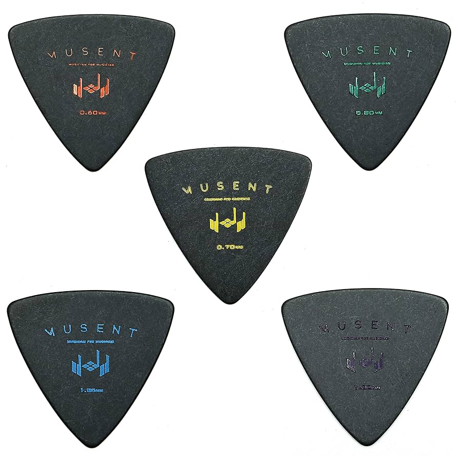Amazon | Musent スタンダード トライアングル ピック 0.6〜1.2
