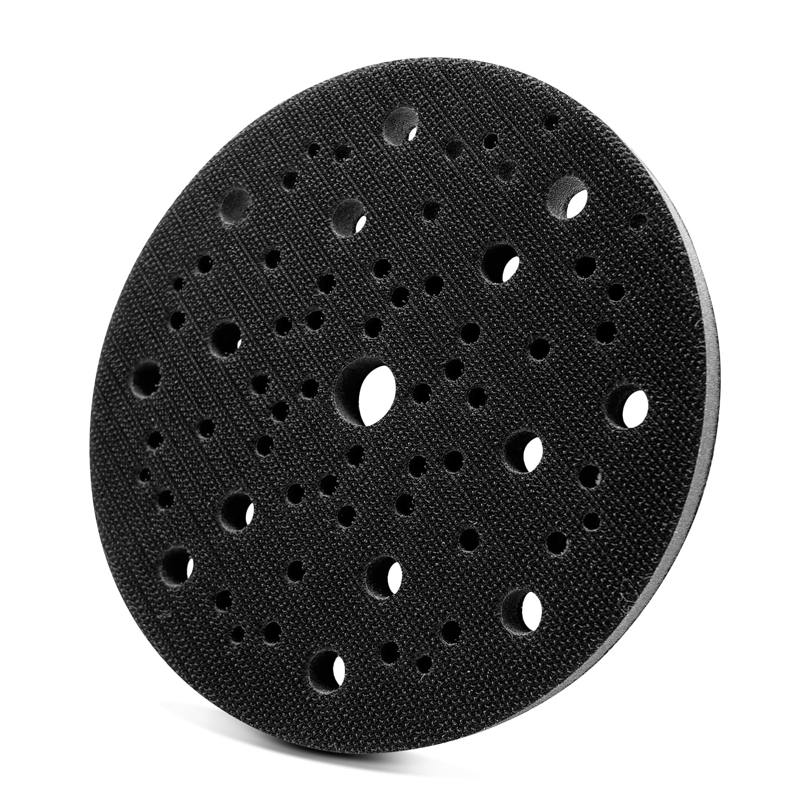 Almohadilla de lijado suave para Mirka Abranet, 150 mm, espuma suave, almohadilla de interfaz para papel de lija Mirka Deros de 150 mm, con , 69 agujeros, para lijadora, accesorios, ajuste práctico