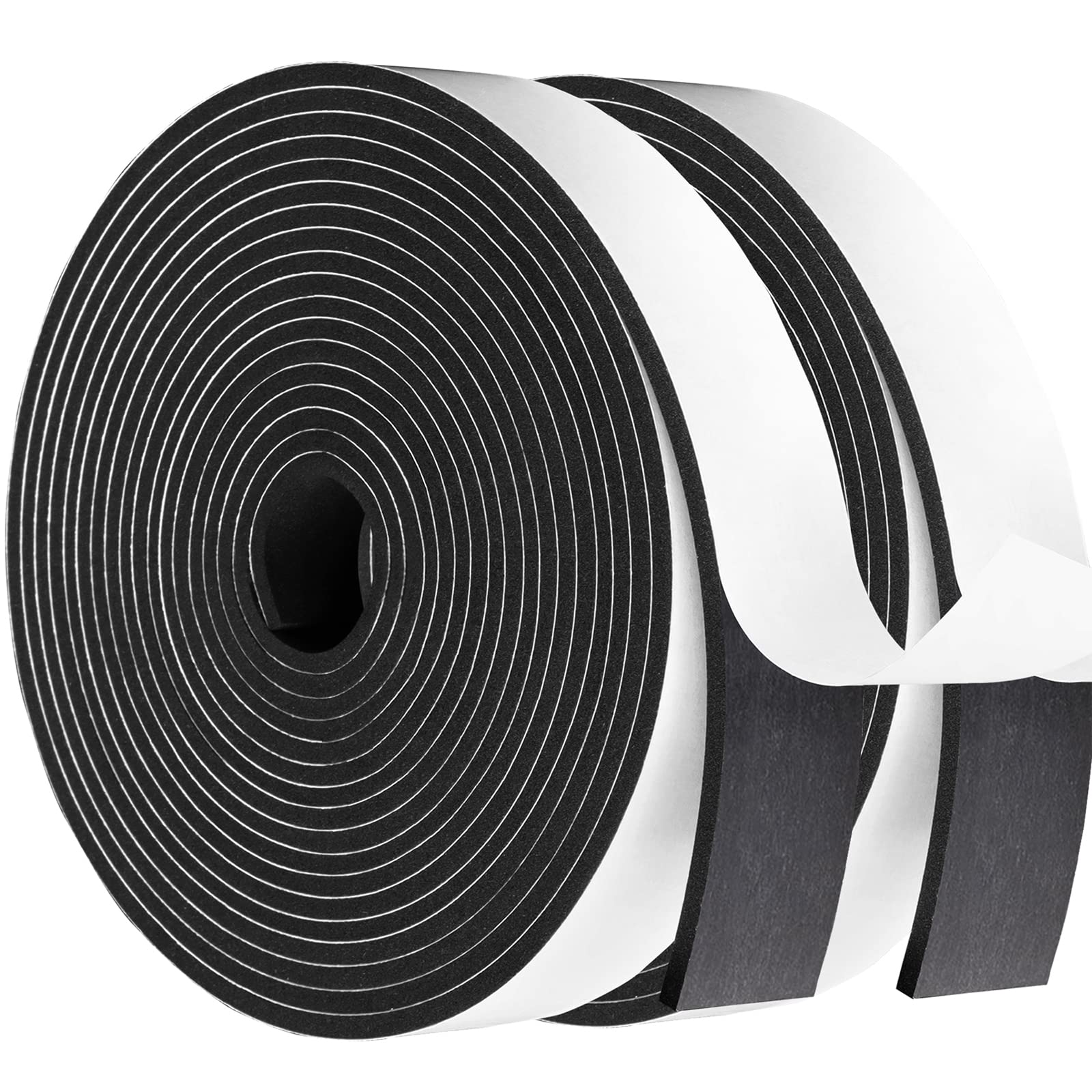 Buy 2 Rolls 1 Inch X 16 Feet Foam Tape,Weather Stripping Tape,Window