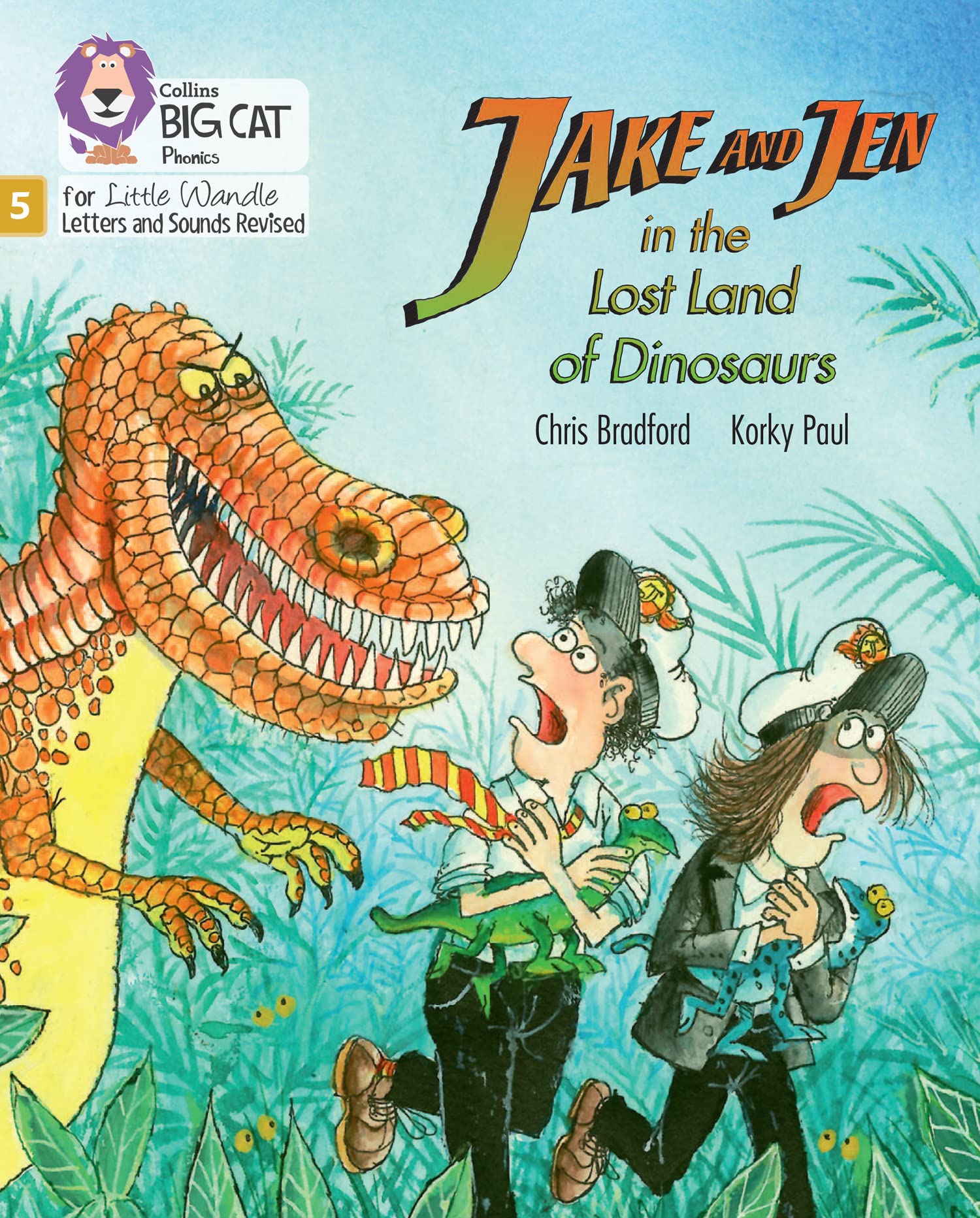 Chris Bradford Jake & Jen in the Lost Land of Dinosaurs Book - Childrens Books - Fiction