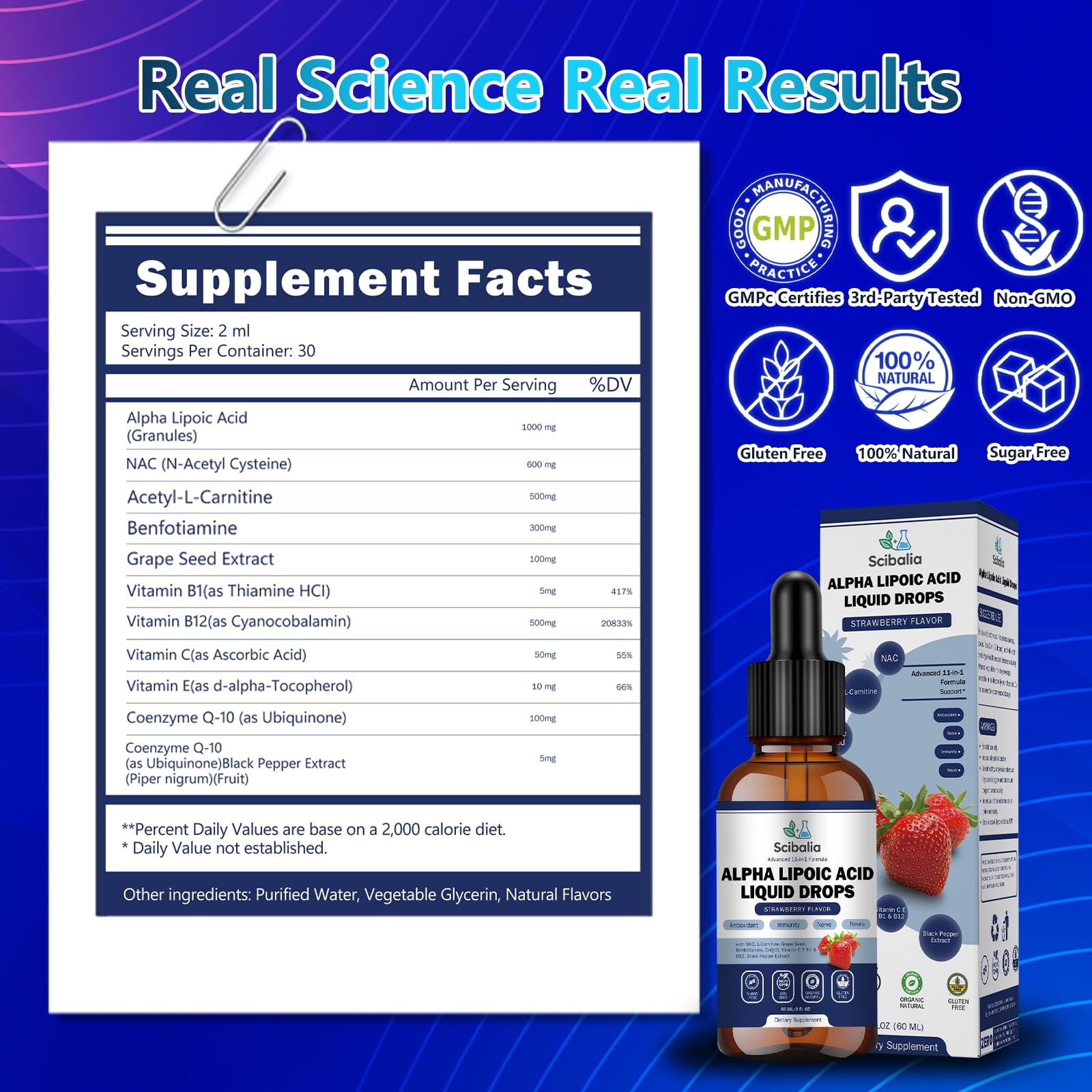 Alpha Lipoic Acid 1000mg Liquid Drops — Amazon image 7