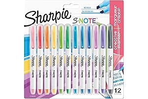 Sharpie S Note Highlighters | Chisel Tip Assortment for Precise Highlighting and Studio Art
