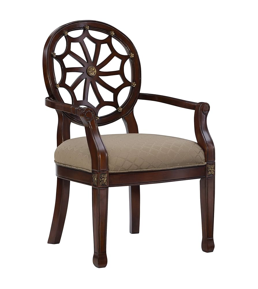 Amazon.com: Powell 235-620 Spider Web Back Accent Chair