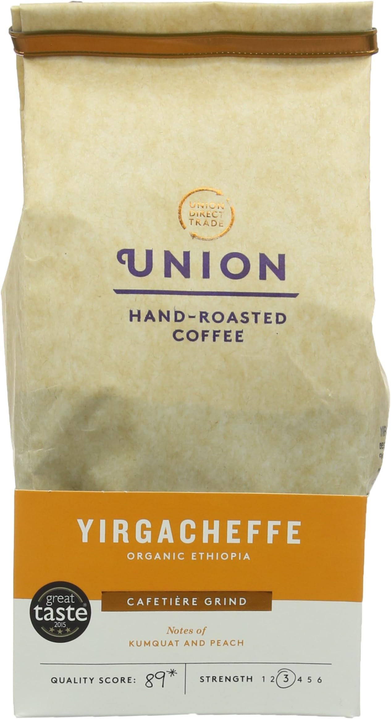 Organic Hand Roasted Yirgacheffe Ethiopia Ground Coffee, 200g