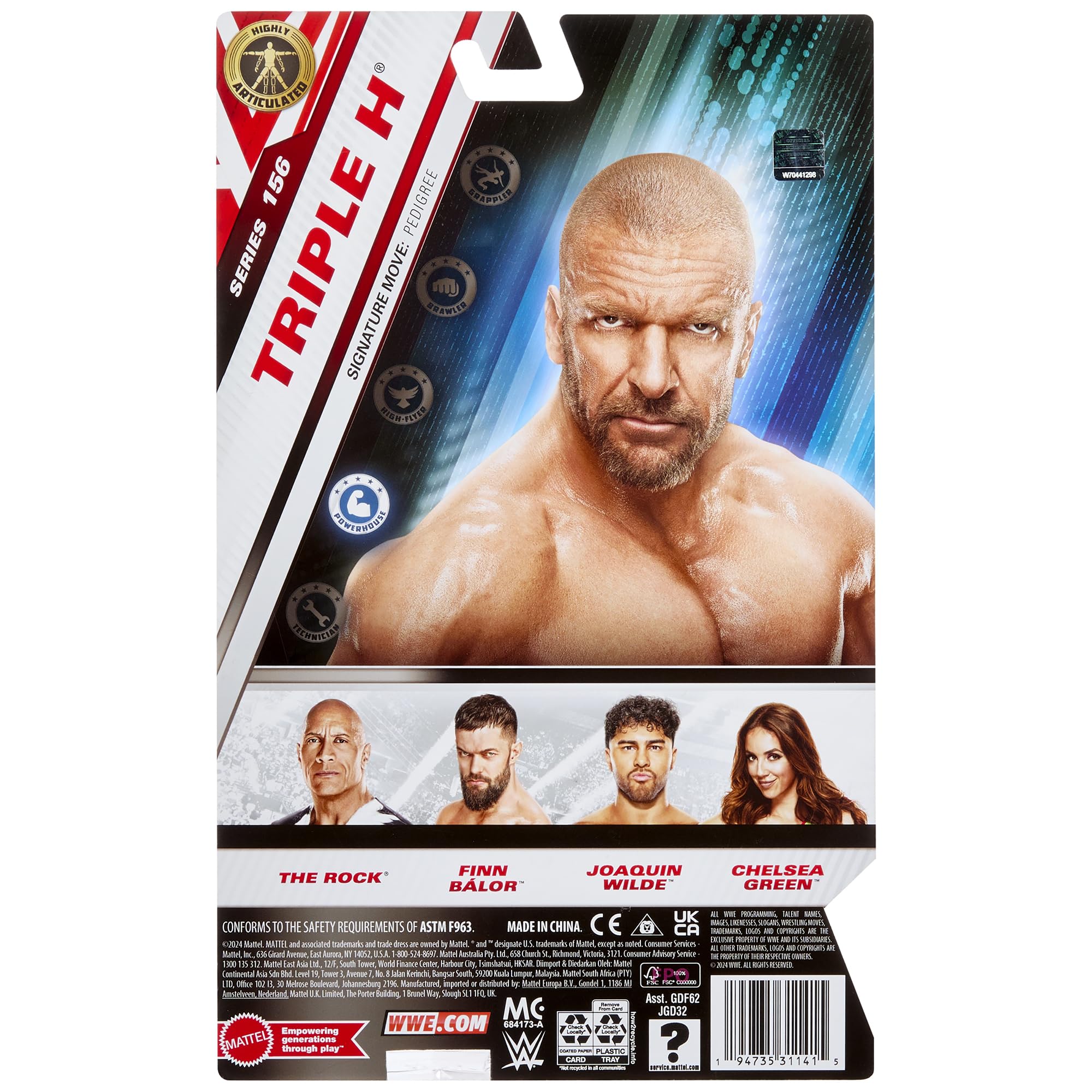 WWE Triple H (HHH) Main Event 156 Toy Wrestling Action Figure