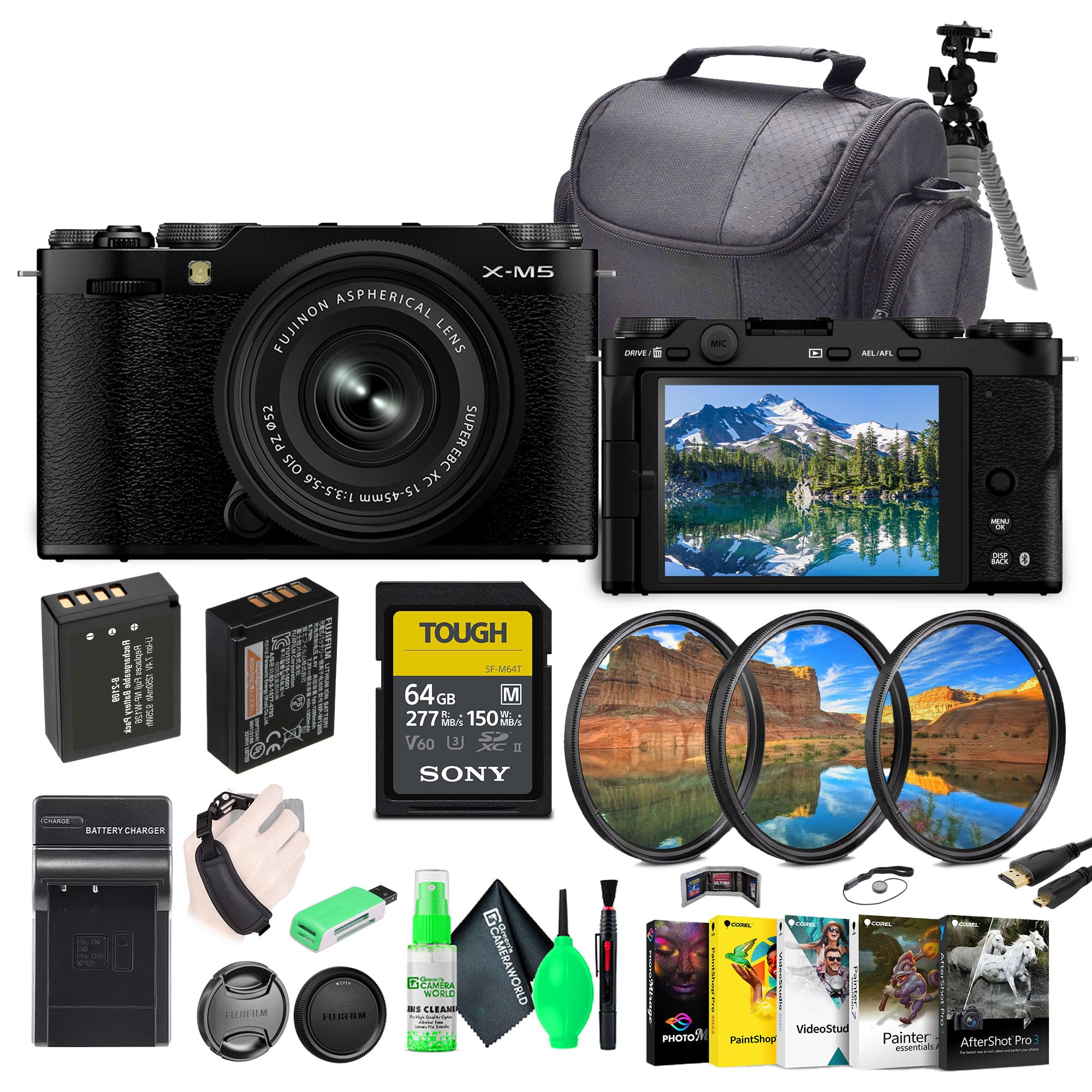 Amazon.com : Fujifilm X-M5 Mirrorless Digital Camera with Fuji XC