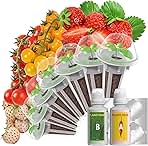 Strawberry Seed Pods for AeroGarden, Ahopegarden, iDOO Hydroponics Growing System, 350 Seeds+ Germination Including Red Cherry Tomato Golden Cherry Tomato, White Strawberry, Red Strawberry (7-Pods)