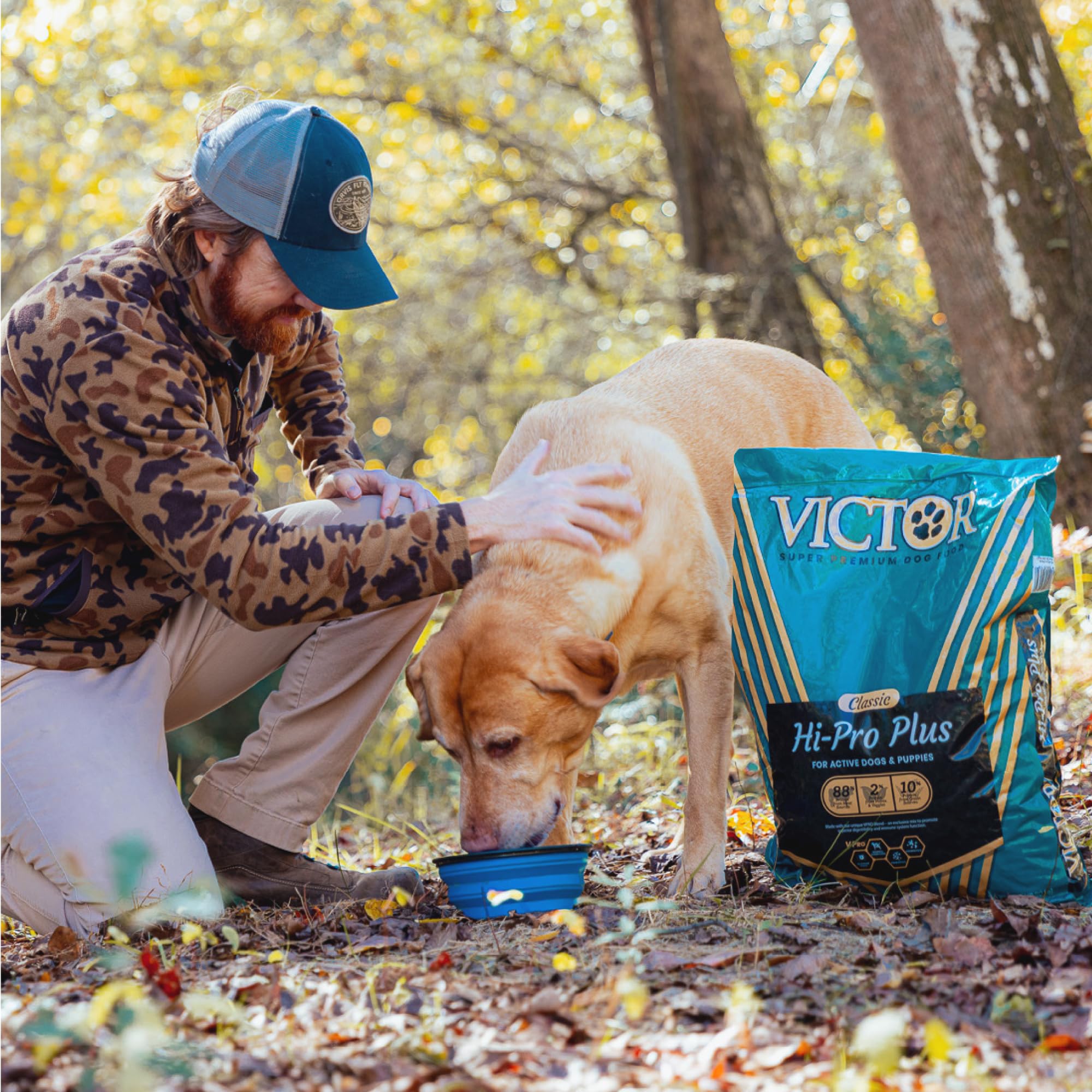 Victor Super Premium Dog Food – Hi-Pro Plus Dry Kibble – High Protein Dog Food con 30% de proteínas – Carne de Res, Pollo, Cerdo, Comida de Pescado, sin Gluten – para Perros y Cachorros Activos de