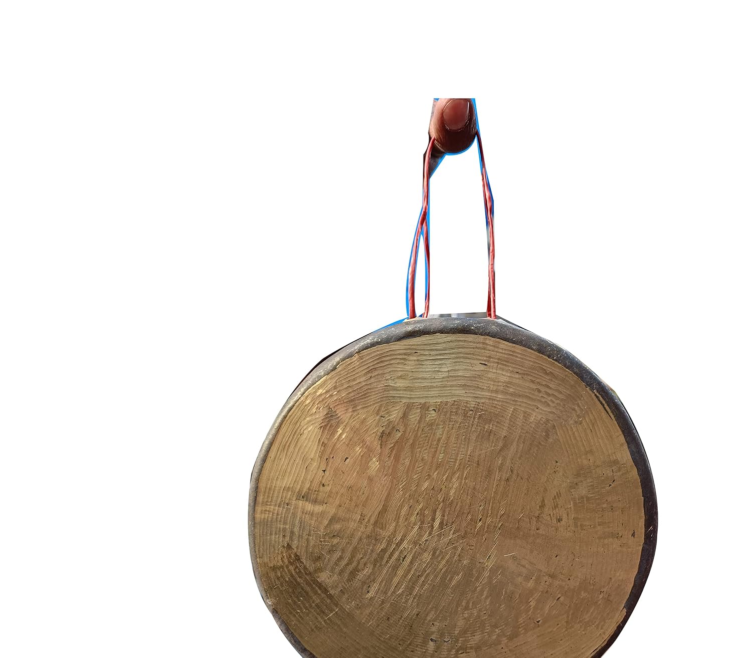 Metal Gong Bell,Pooja Ghanta,Indian Sacred Ghadiyal, 6 Inch Brass Pooja