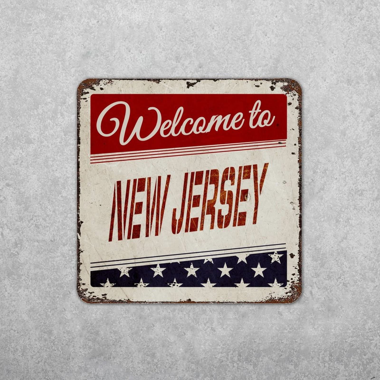 Amazon.com: Welcome to New Jersey Sign, Us City State Welcome Sign