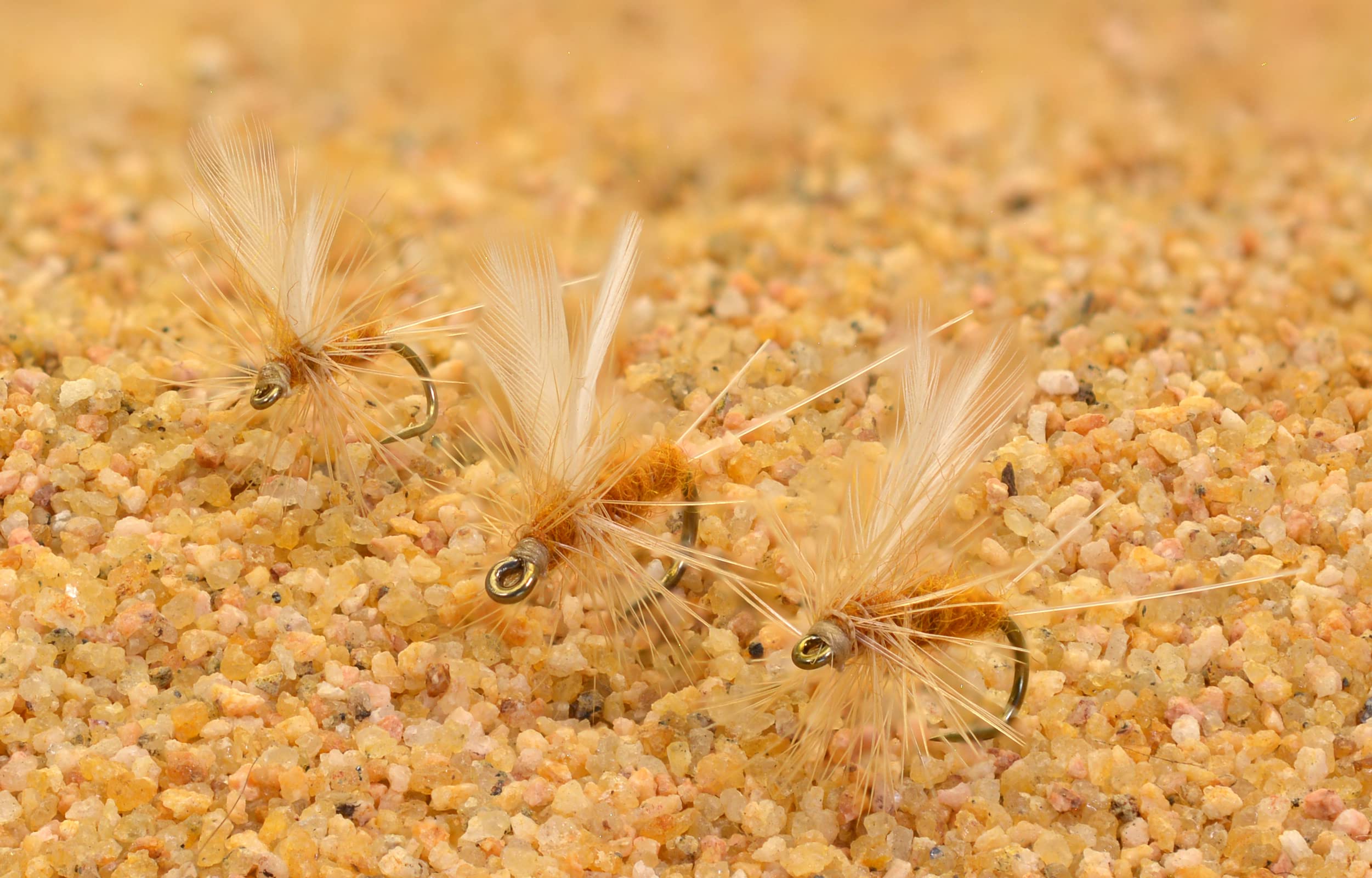 12 Flies - Sulphur Dry Fly - Great for Trout - Choose Hook Size