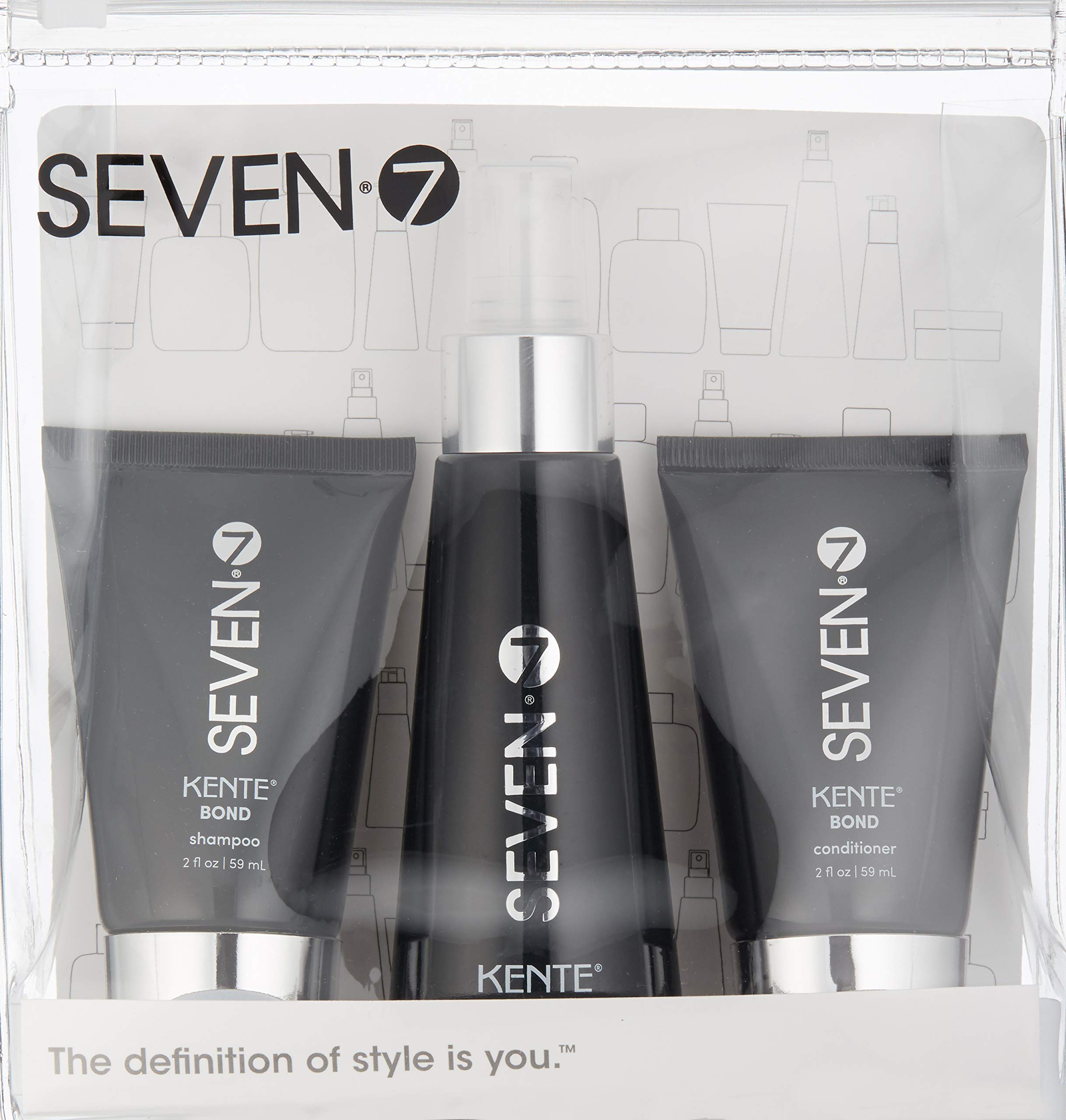 Amazon.com : SEVEN Kente Bond Travel Set,1 Count (Pack of 1