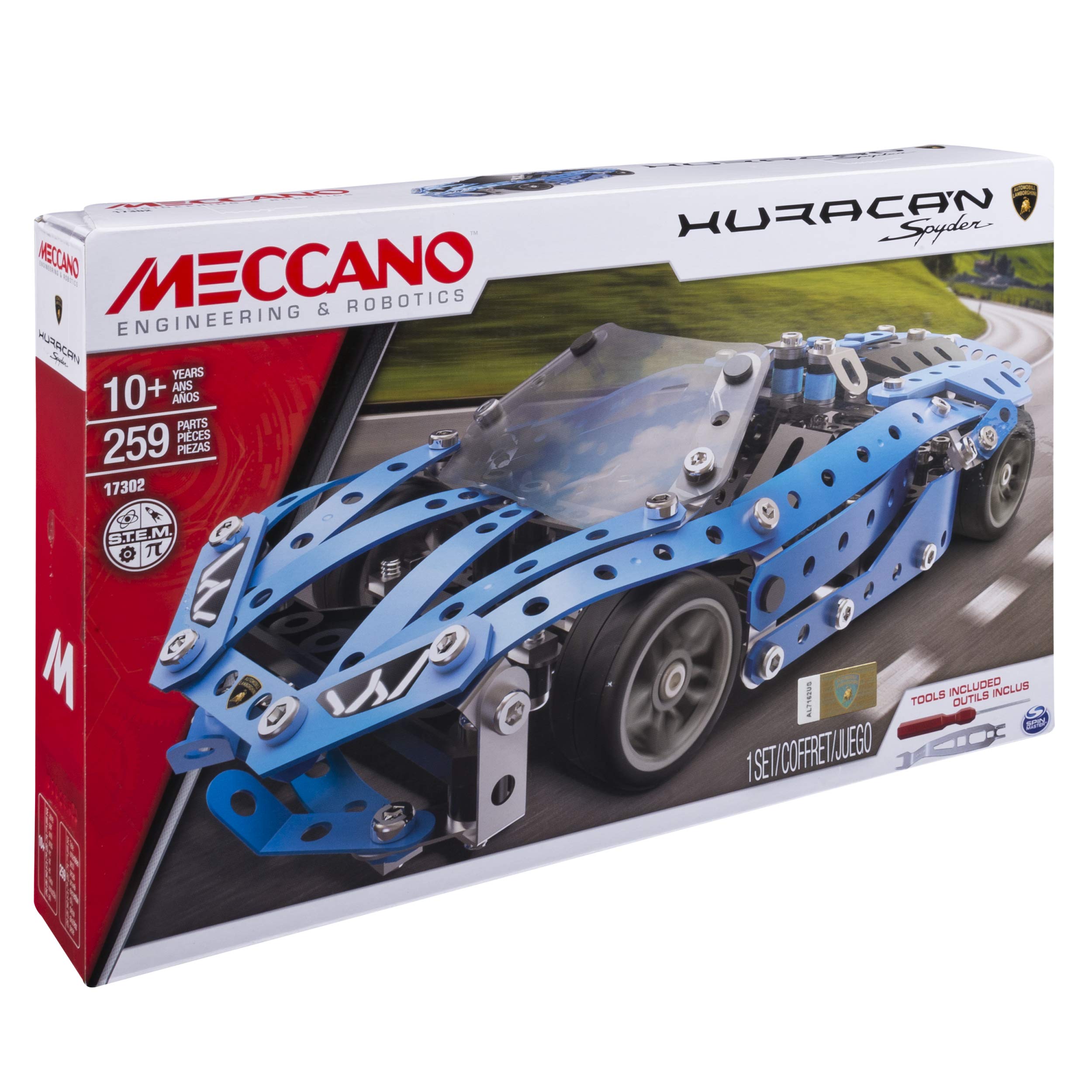 MECCANO -Erector Sports Car Set (Styles Vary) Pagani Huayra