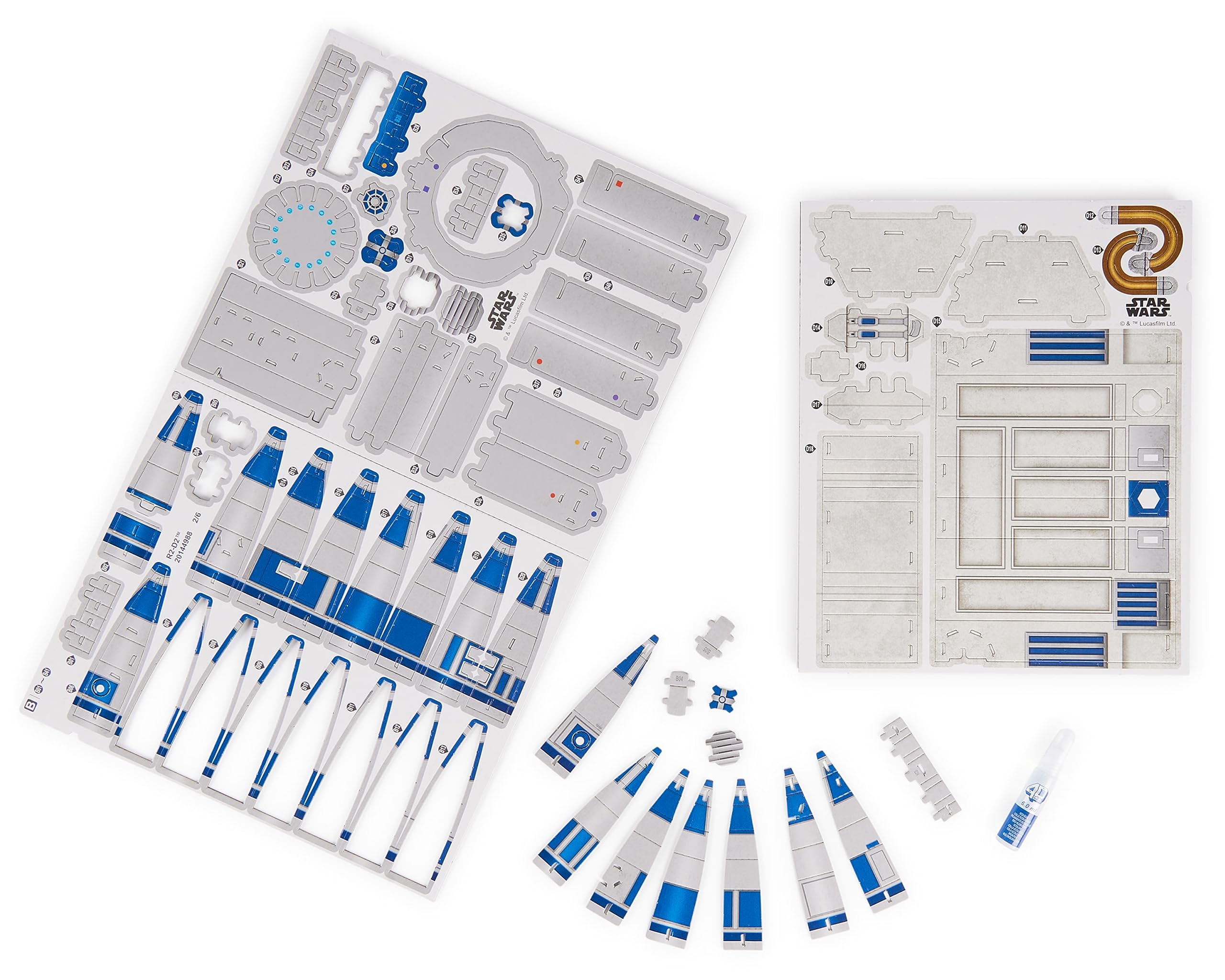 Puzz4D - Maqueta R2-D2 - Puzzle 3D Star Wars - Maquetas para Construir Adultos - Puzzles para Adultos y Niños - Juegos de Mesa - Juegos Infantiles - Juguetes Niños 12 Años +