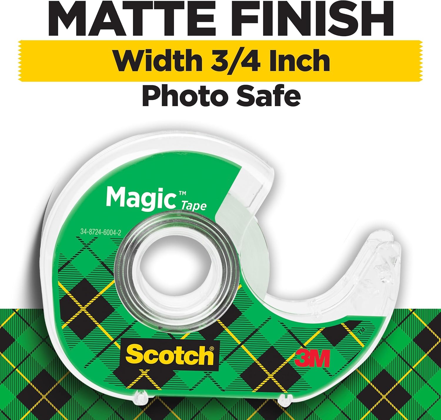 Clear Adhesive Solution: 6 Rolls of Dispensable Scotch Magic Tape