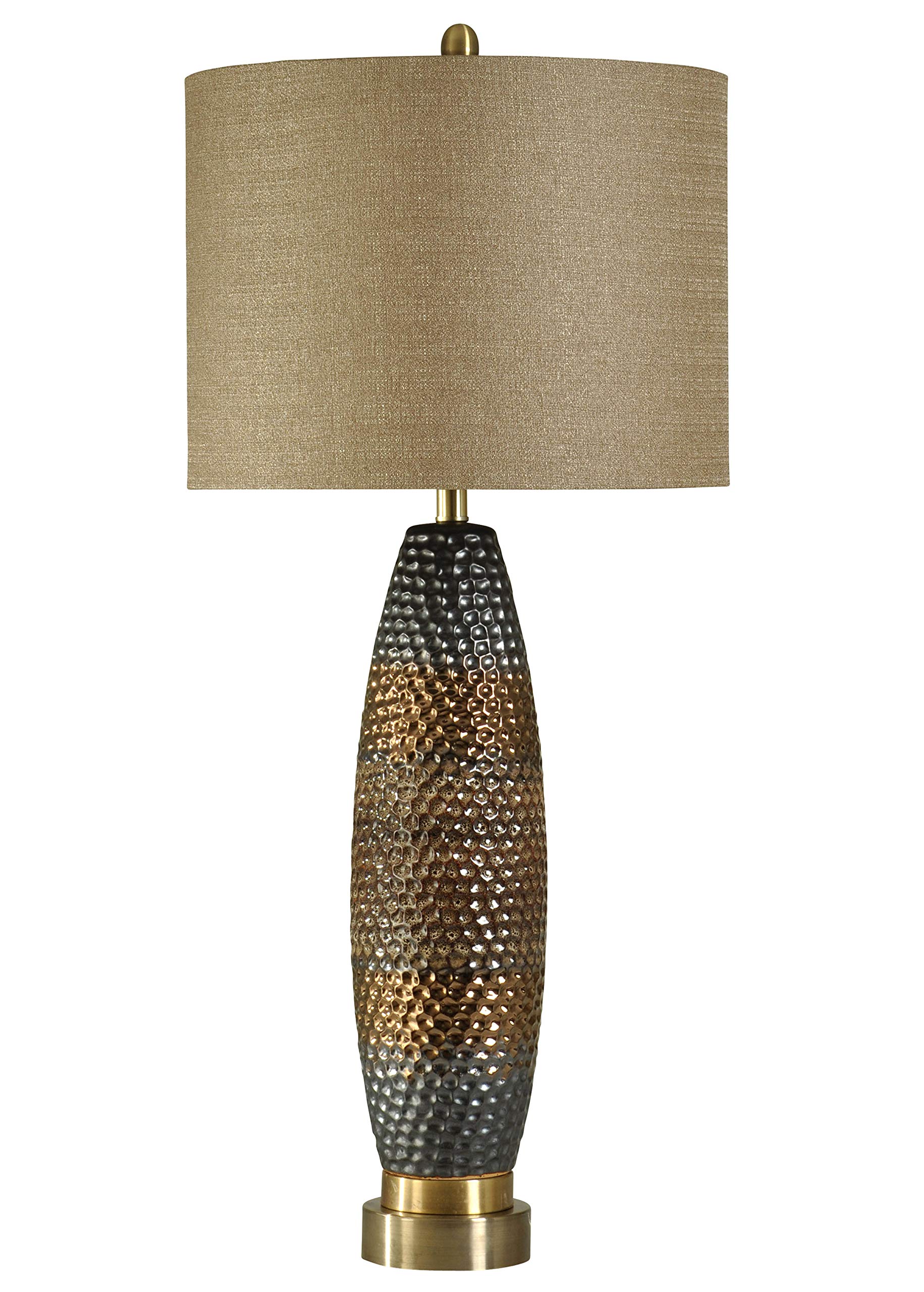 Collective Design 720354124237 Table Lamp, Gold and Gray