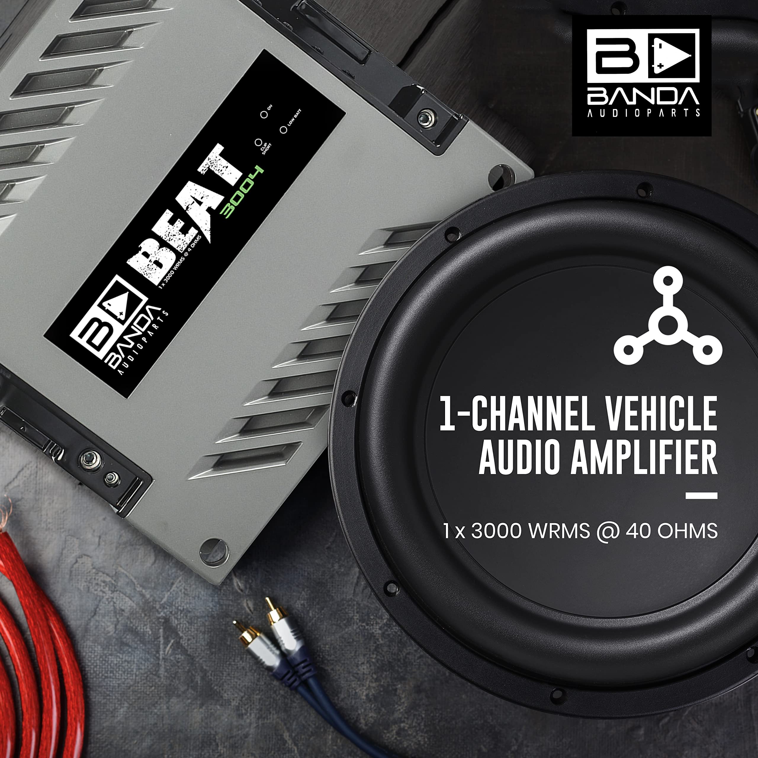 Módulo Amplificador Banda Beat 3004 3000W Rms 4 Ohms 1 Canal