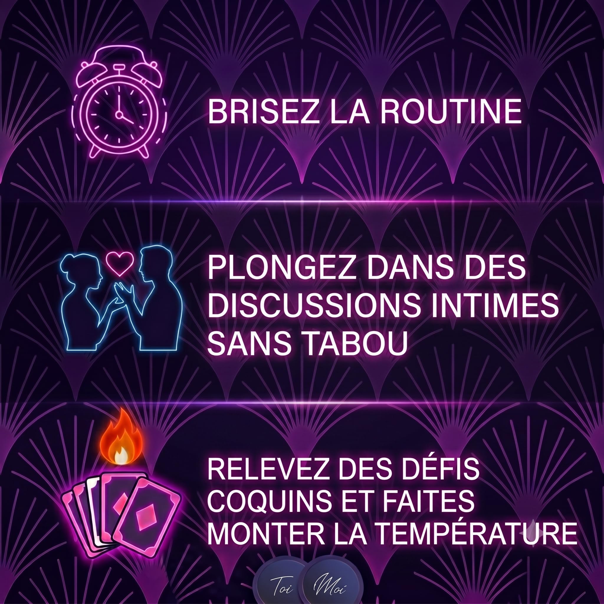 Toi & Moi I Jeux Sexuelle Utlime Adulte Couple Jeux érotiques Jeu Sexuelles Couple Jeux Coquins Couples Cartes Sexy Jeu Sexuel Adulte Français Érotique Sexe Hot Cadeau Anniversaire Homme Femme