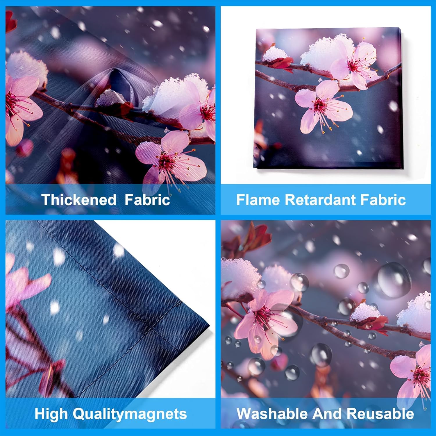 2 Pack Fluorescent Light Covers- 4 x 2 Feet Magnetic Ceiling Light Cover Room Supplies (Color 10)
